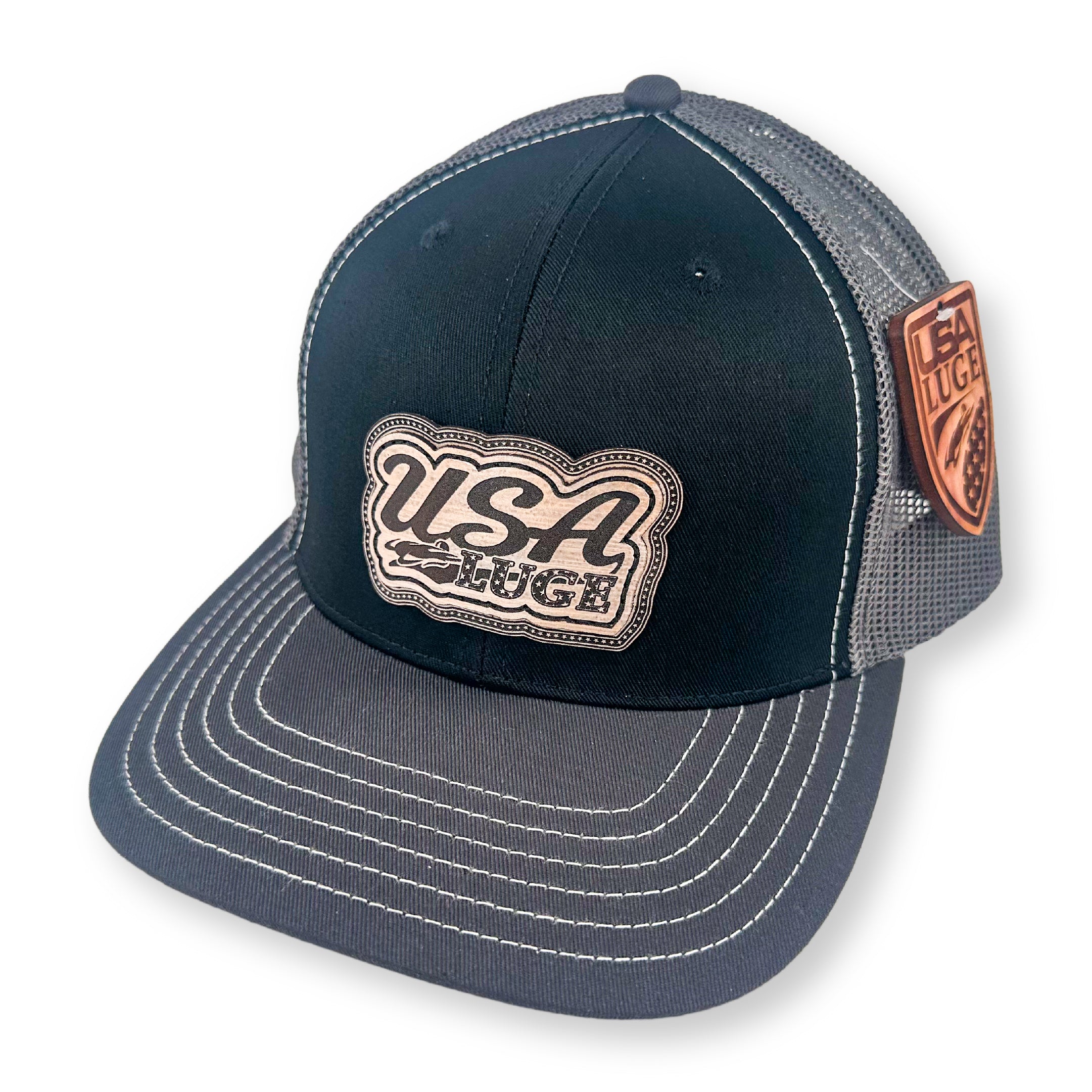 USA LUGE SCRIPT PATCH HAT