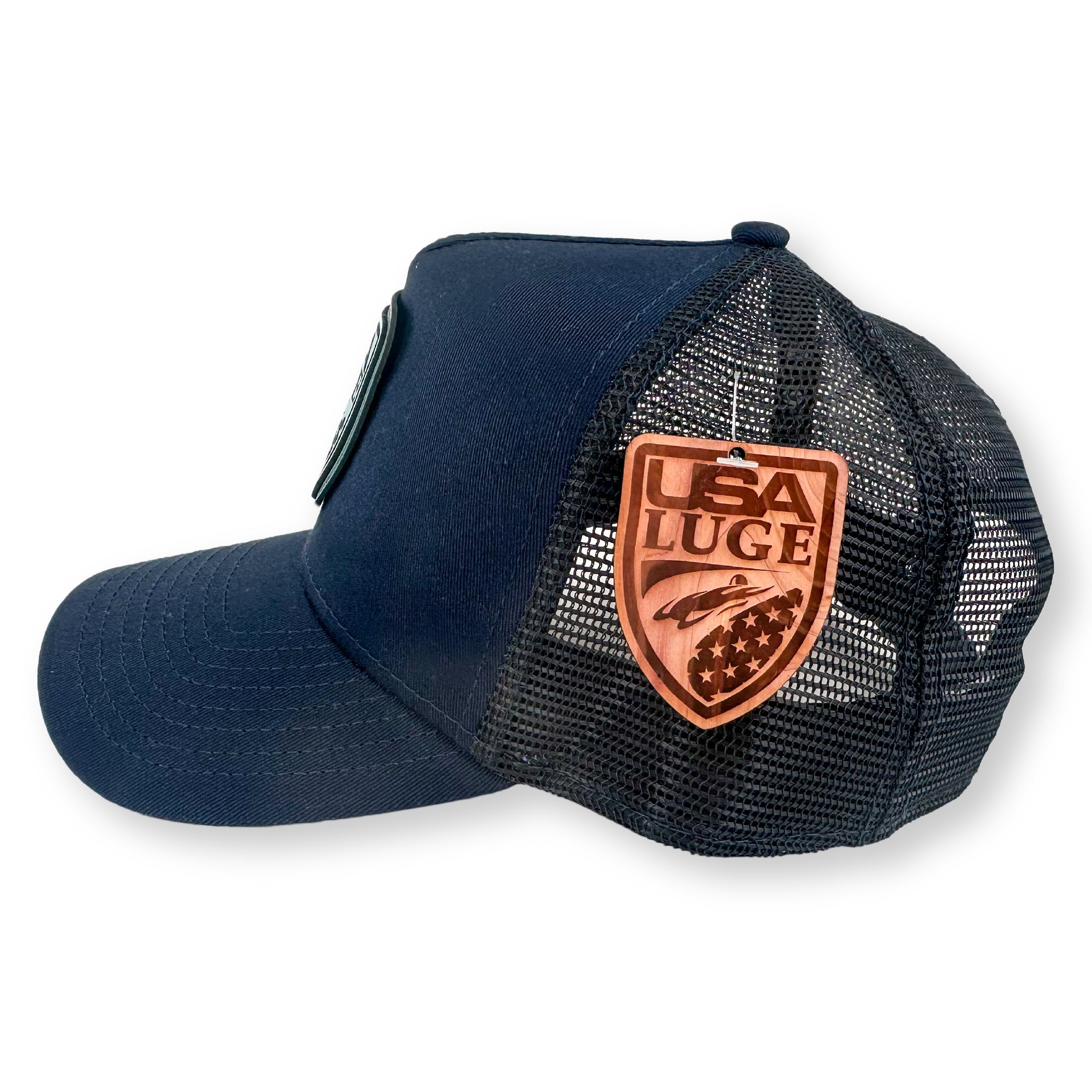 USA Luge Vert Shield Hat (TURQUOISE & BLACK)