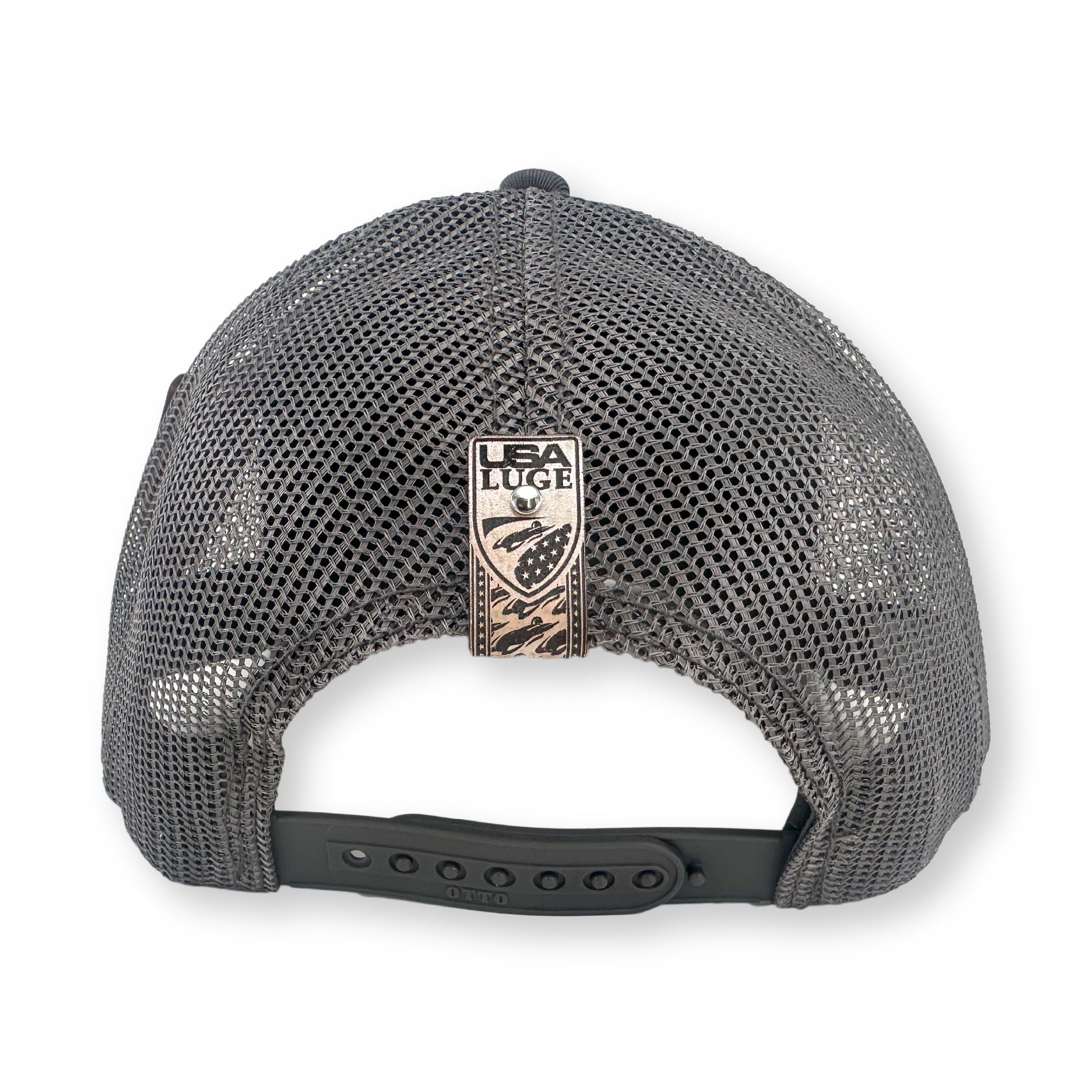 USA LUGE ALT LOGO STARS & STRIPES (SILVER & BLACK)