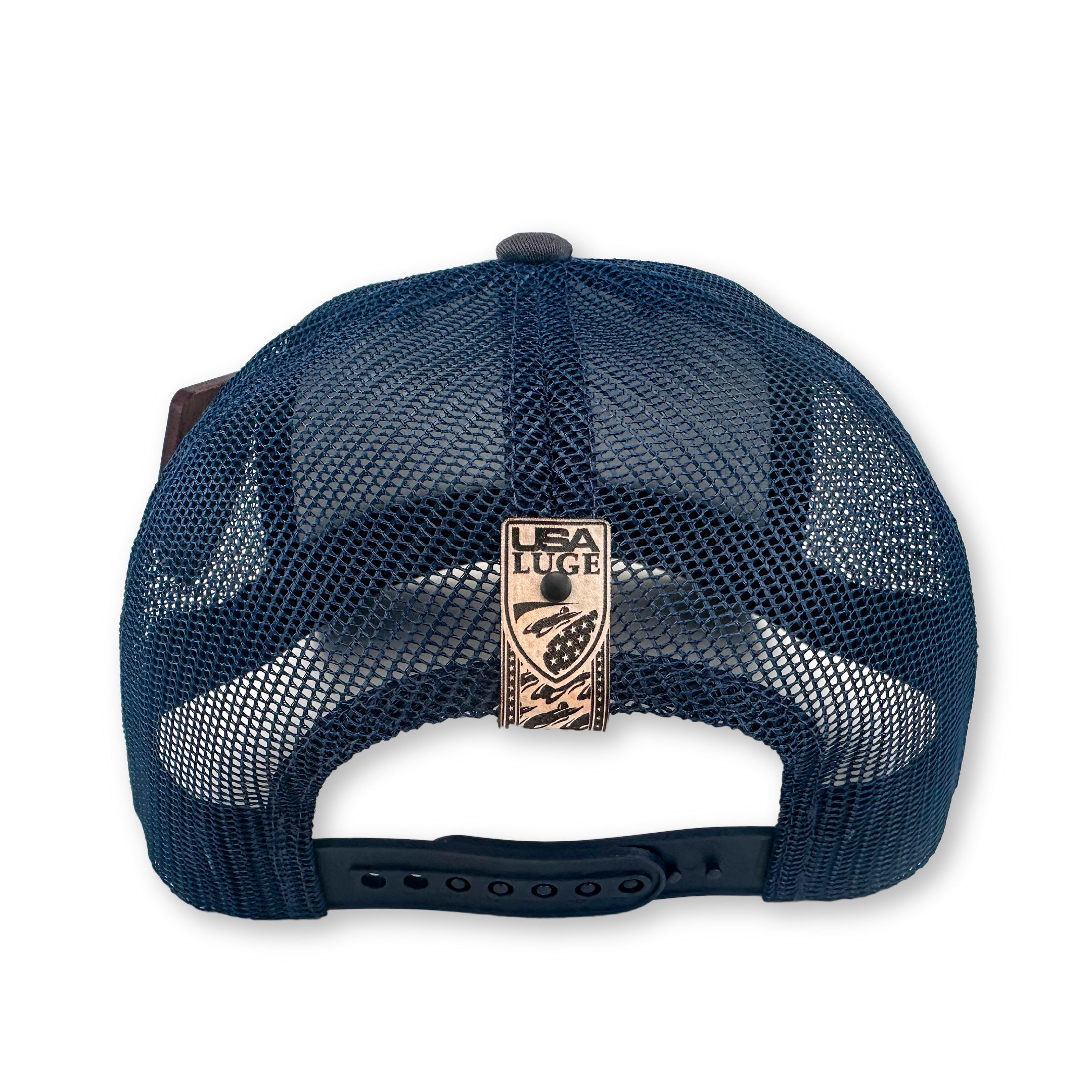 USA LUGE VERT SHIELD HAT(BLACK & SILVER)