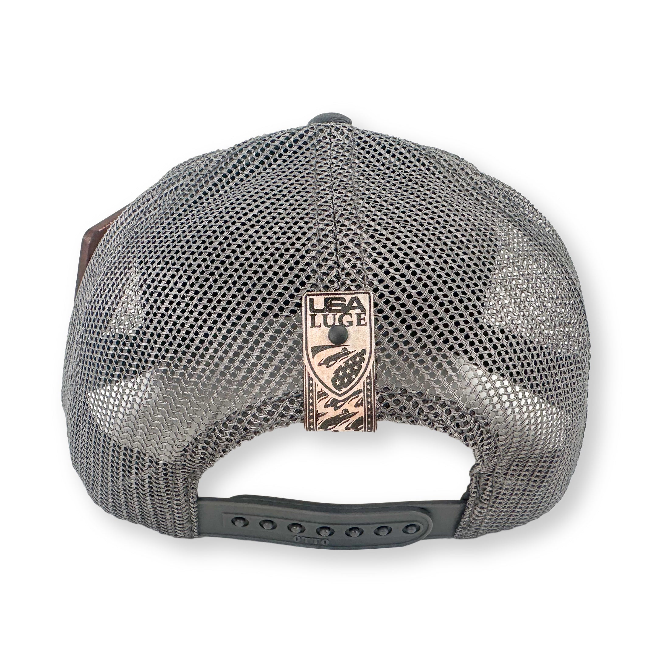 USA LUGE ALT LOGO STARS & STRIPES(BLACK SILVER)