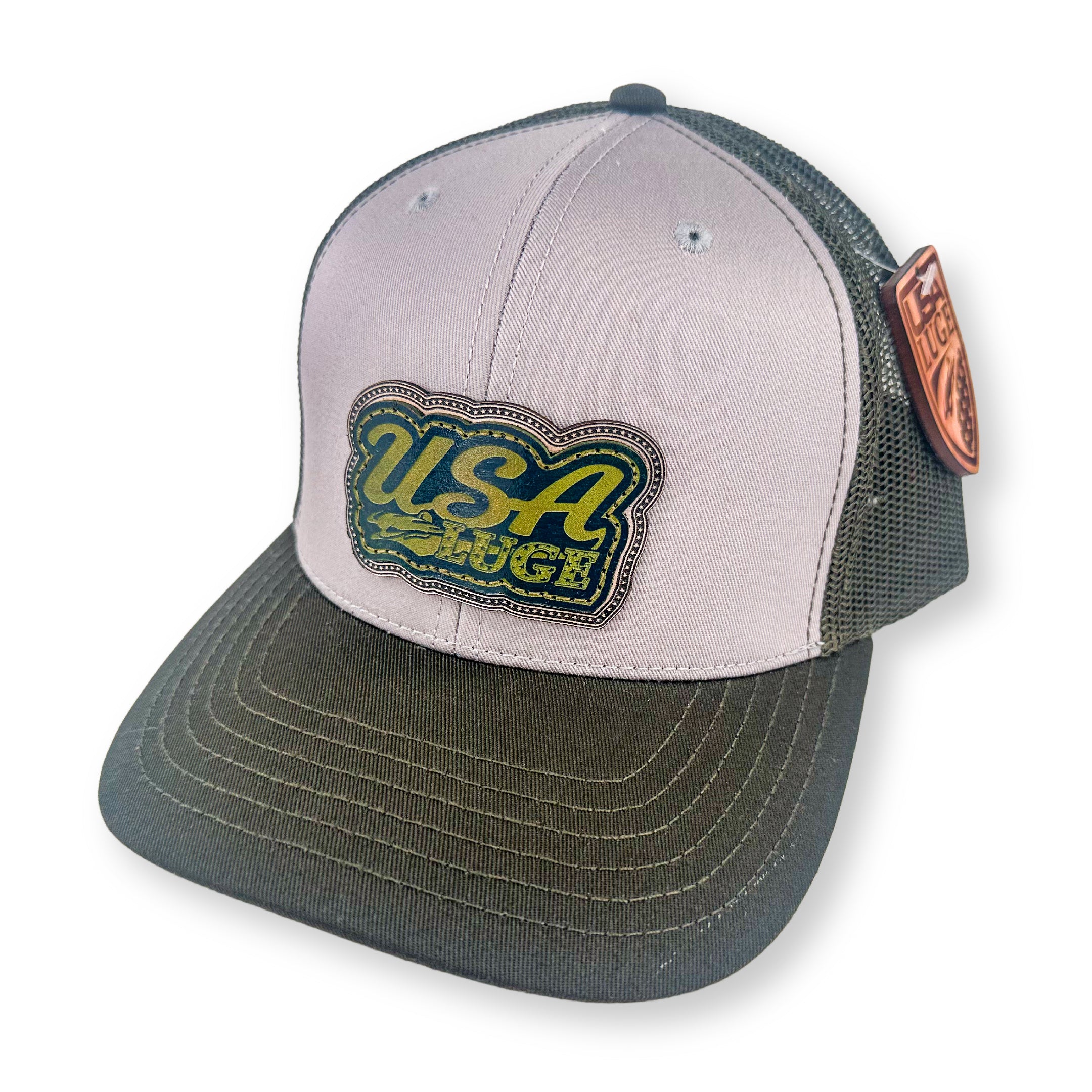 USA LUGE SCRIPT PATCH HAT