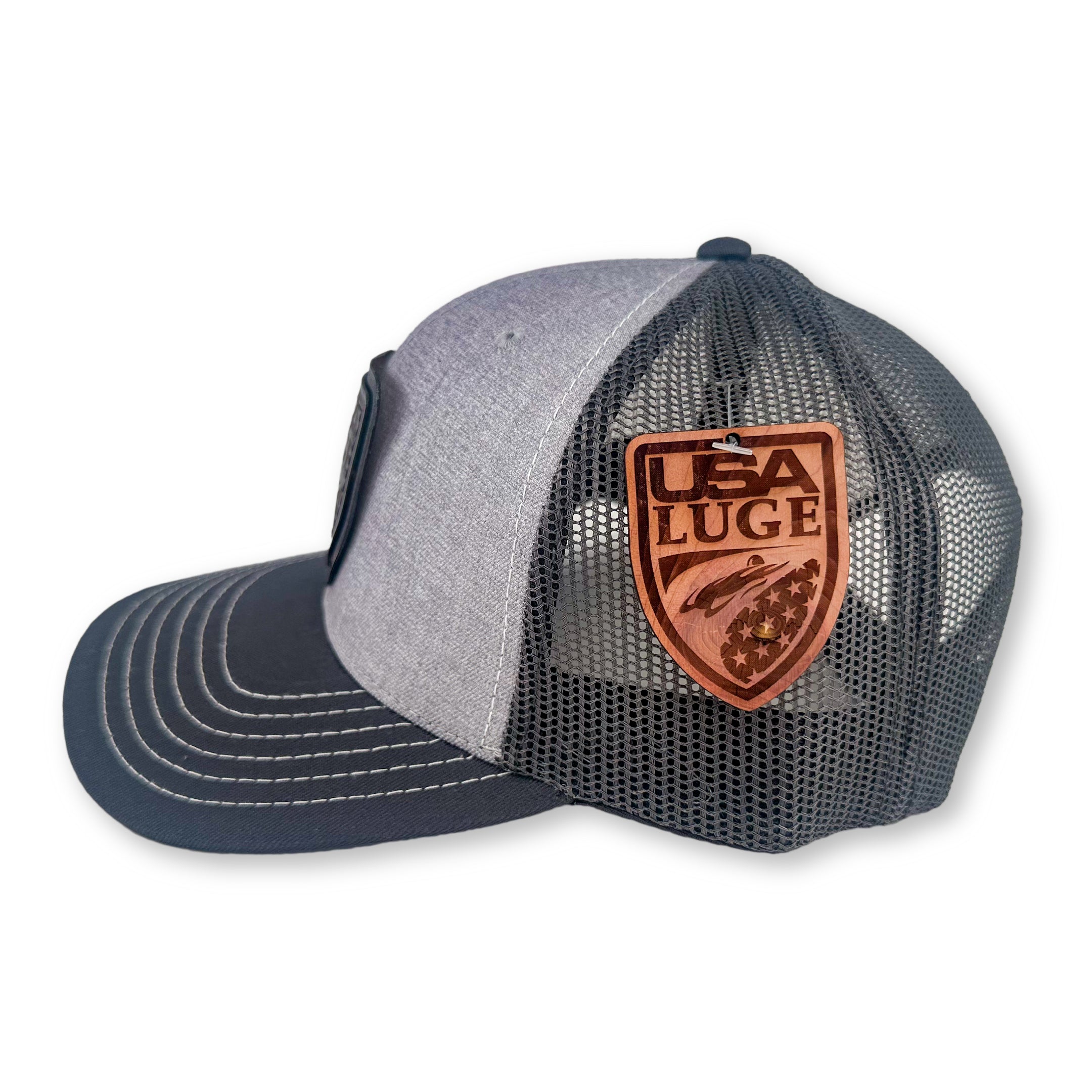 USA LUGE VERT SHIELD HAT(BLACK & SILVER)
