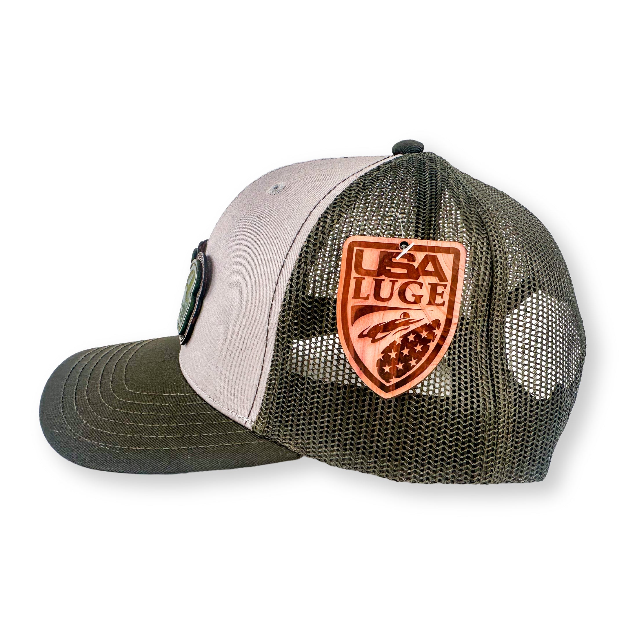 USA LUGE SCRIPT PATCH HAT