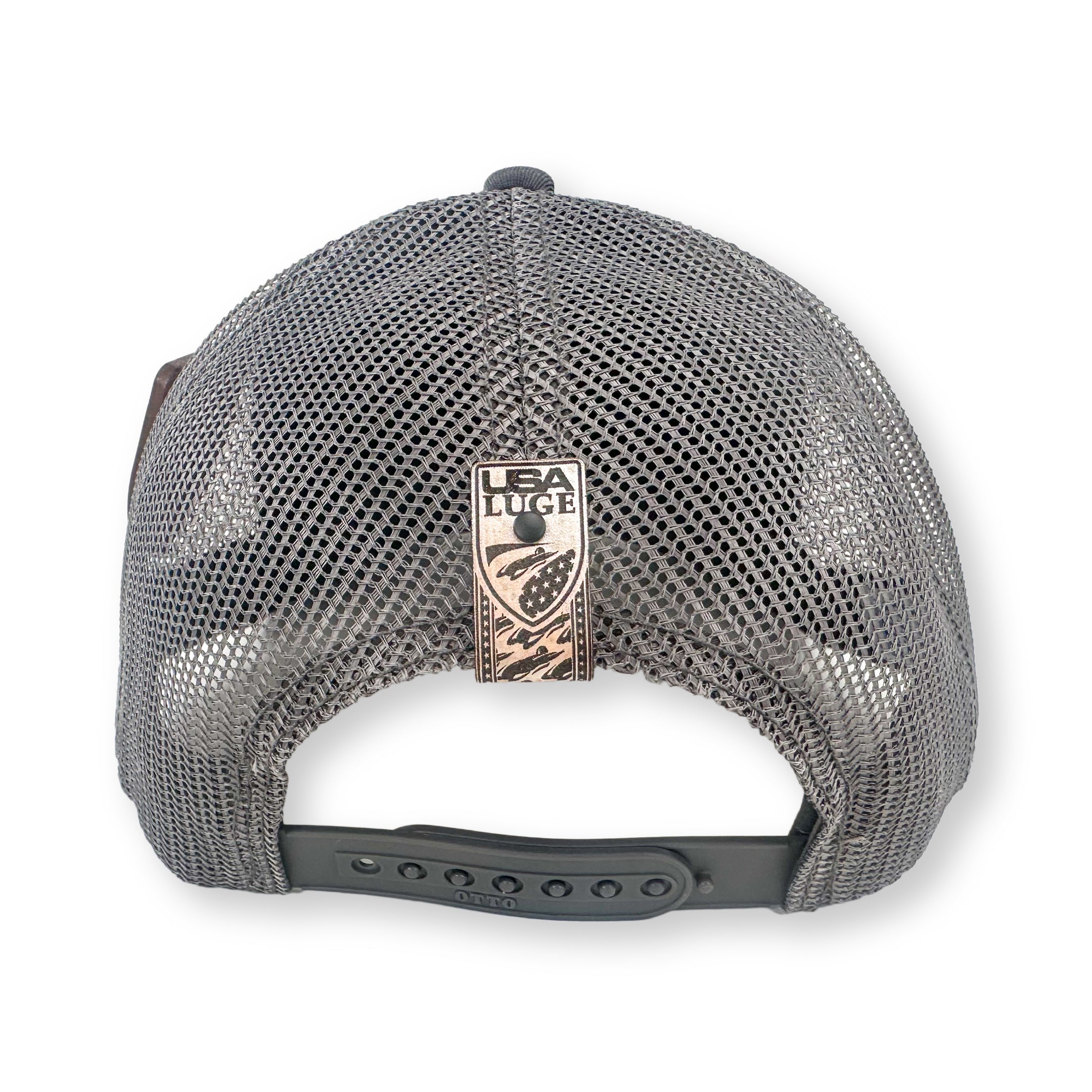 USA LUGE ALT LOGO STARS & STRIPES(BLACK SILVER)