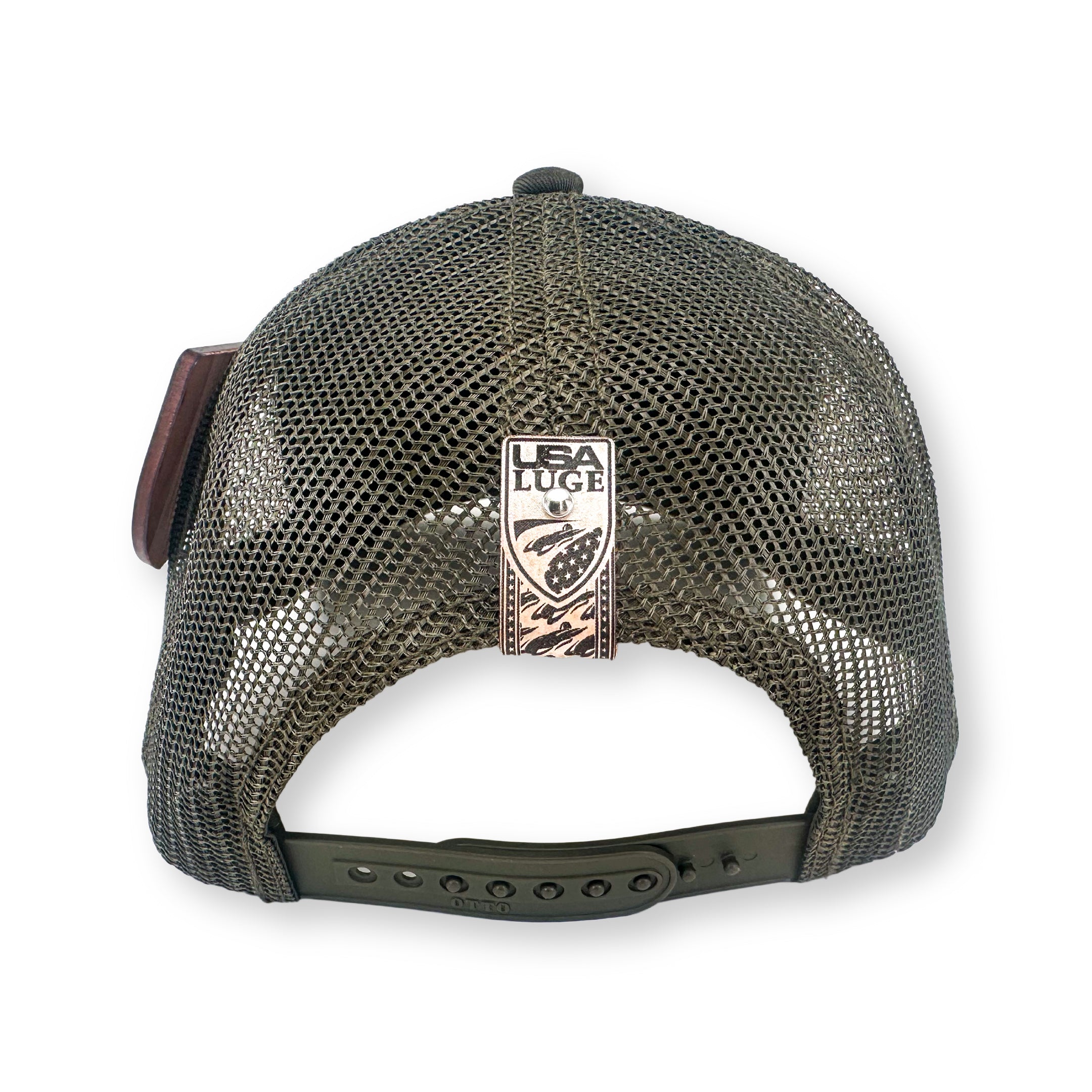 USA LUGE SCRIPT PATCH HAT