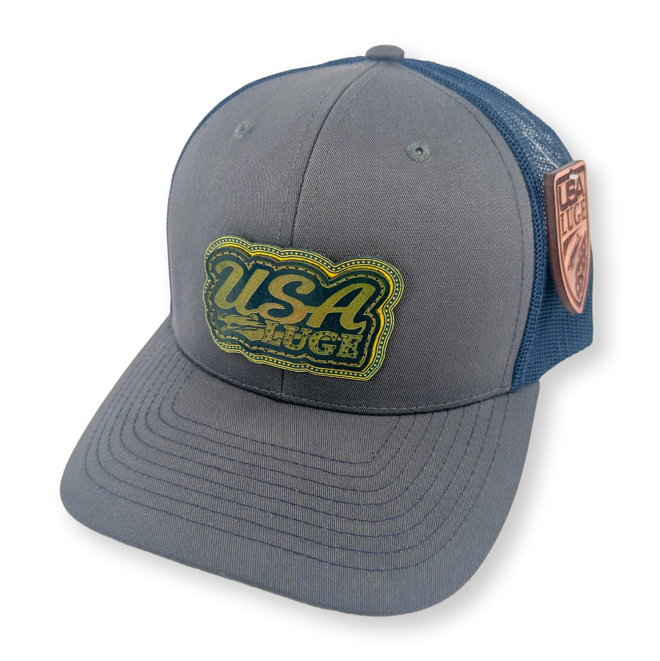 USA LUGE SCRIPT PATCH HAT