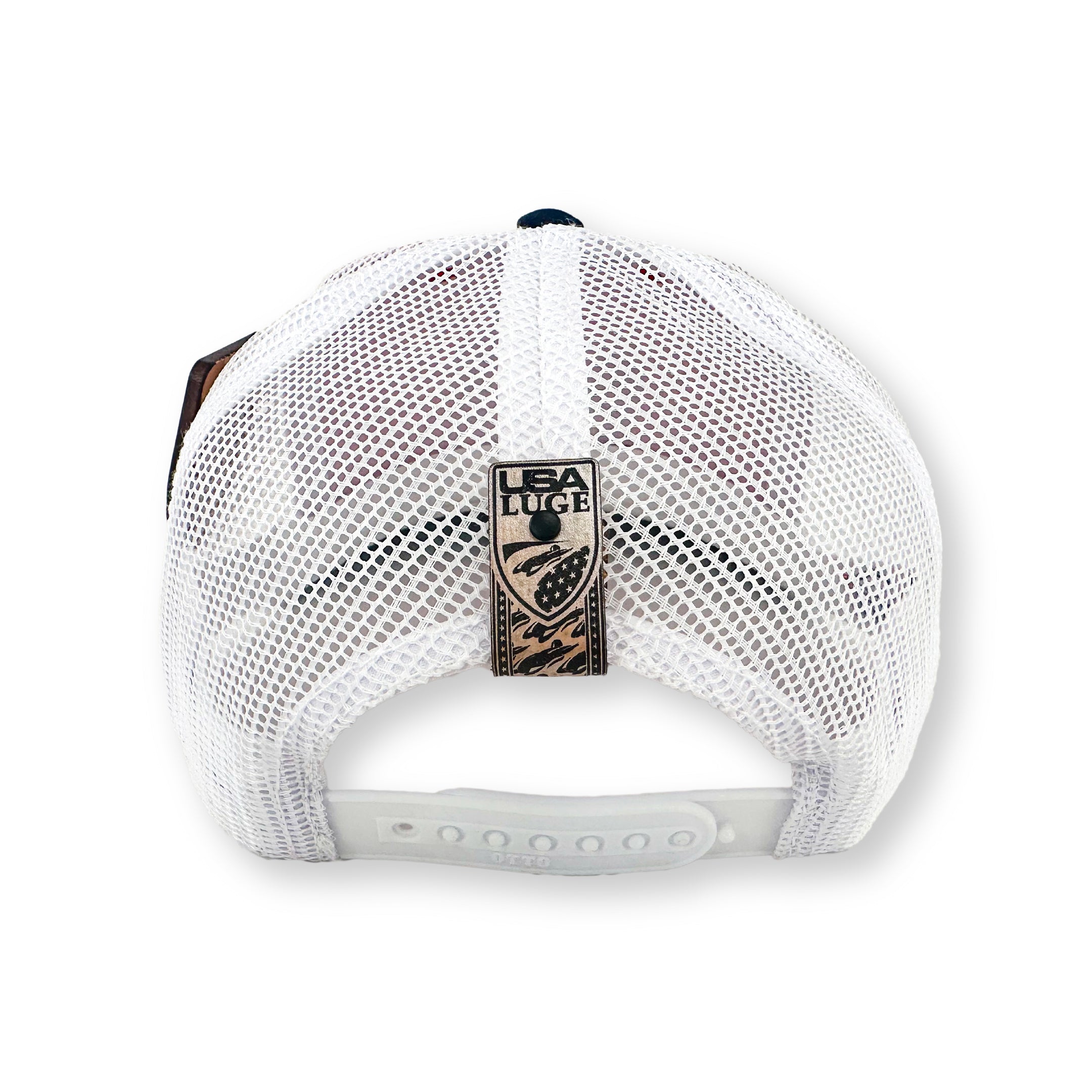 USA LUGE ALT LOGO STARS & STRIPES(BLACK SILVER)