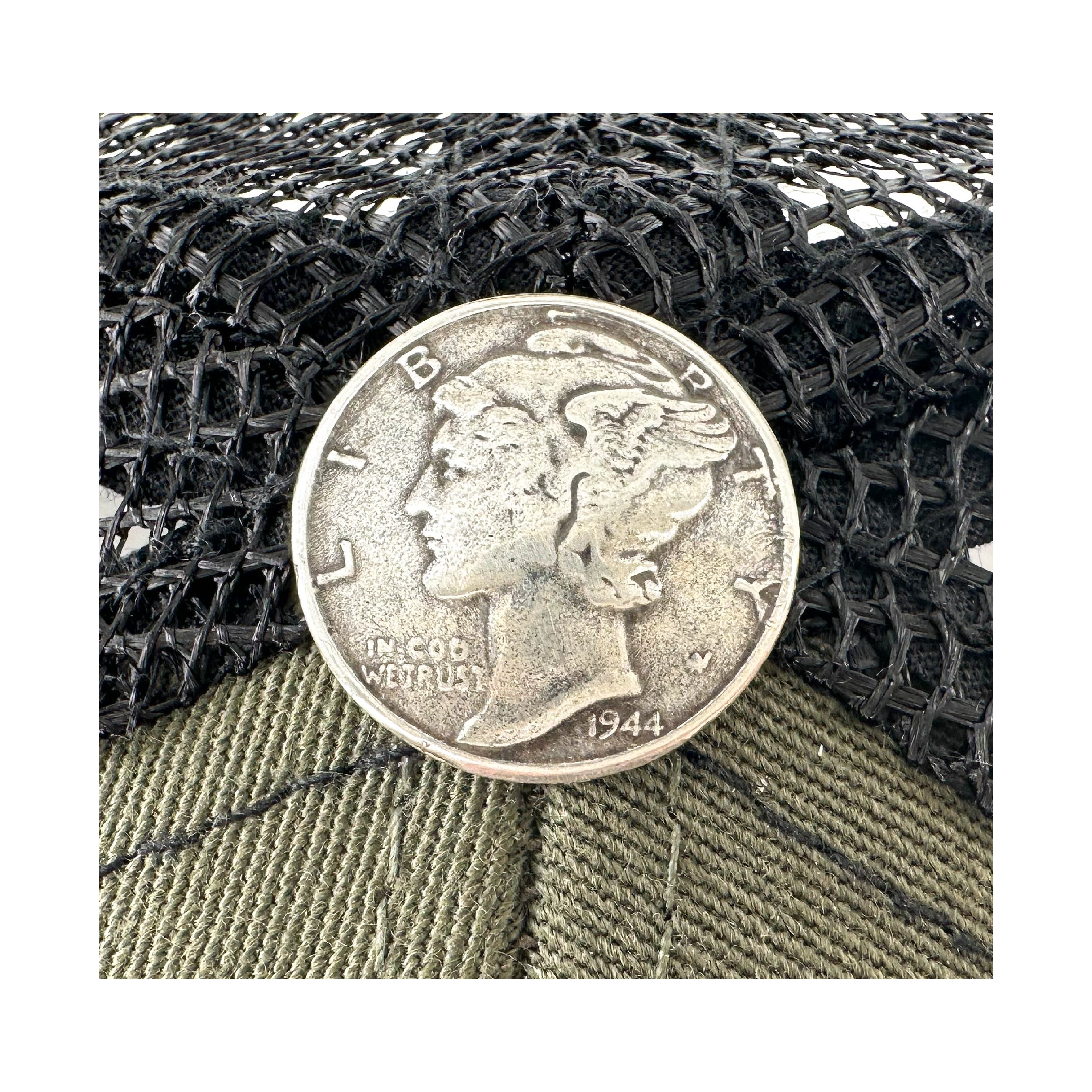 SEVEN FOUR UNION LEATHER WILD BISON - TRUCKER HAT