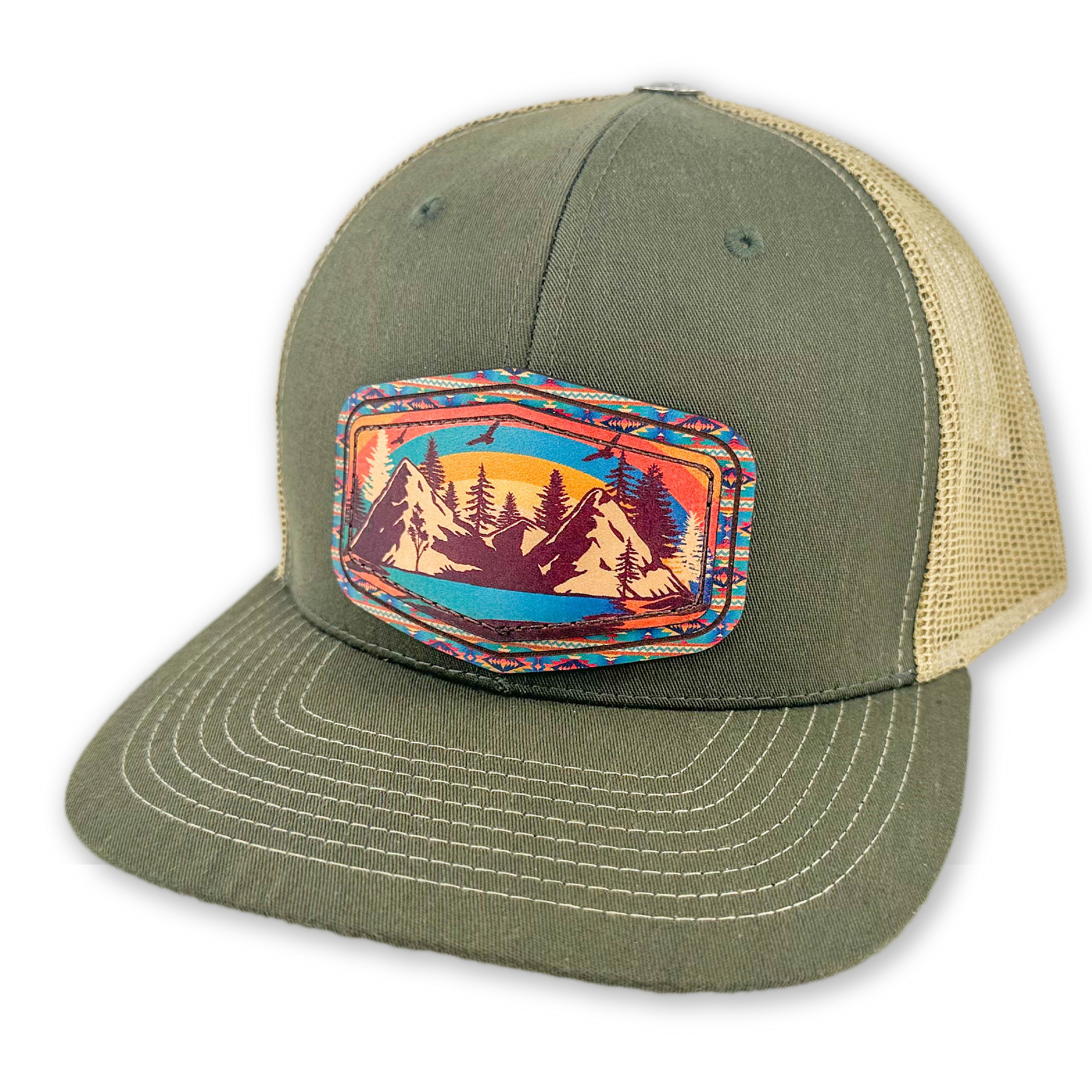 SEVEN FOUR UNION LEATHER-HIGHLANDS LAKE - TRUCKER HAT