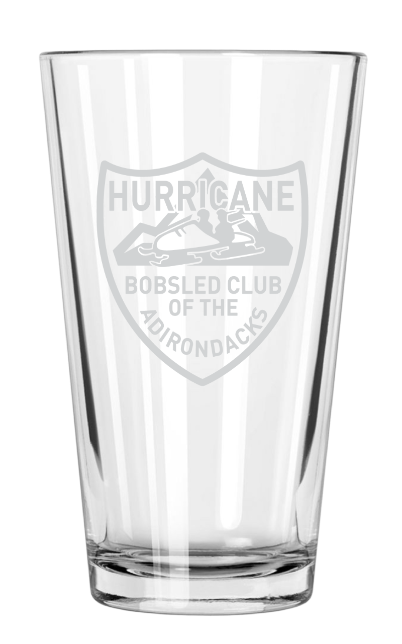 Hurricane Shield Pint Glass