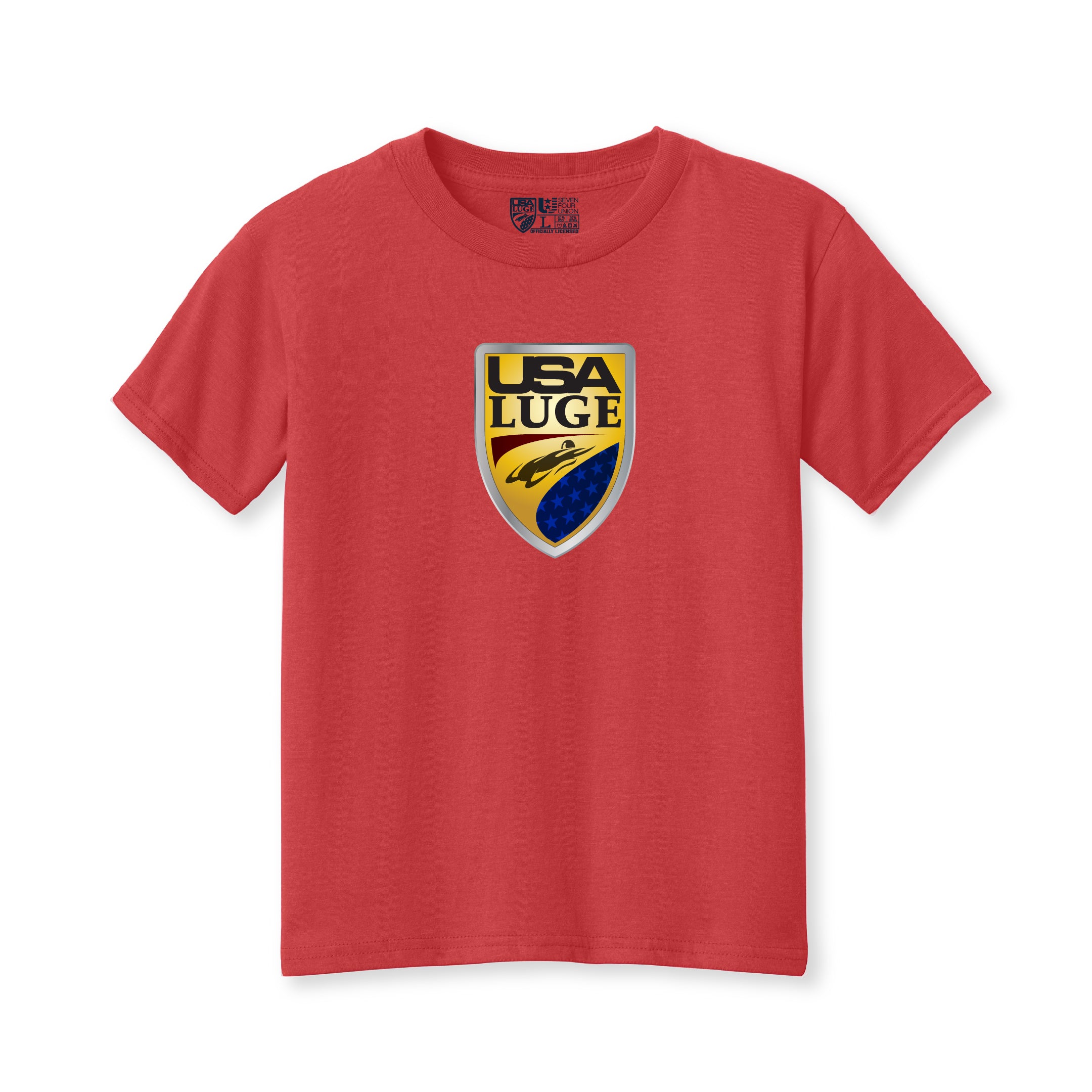 LUGE TEAM KIDS ICON LOGO T-SHIRT