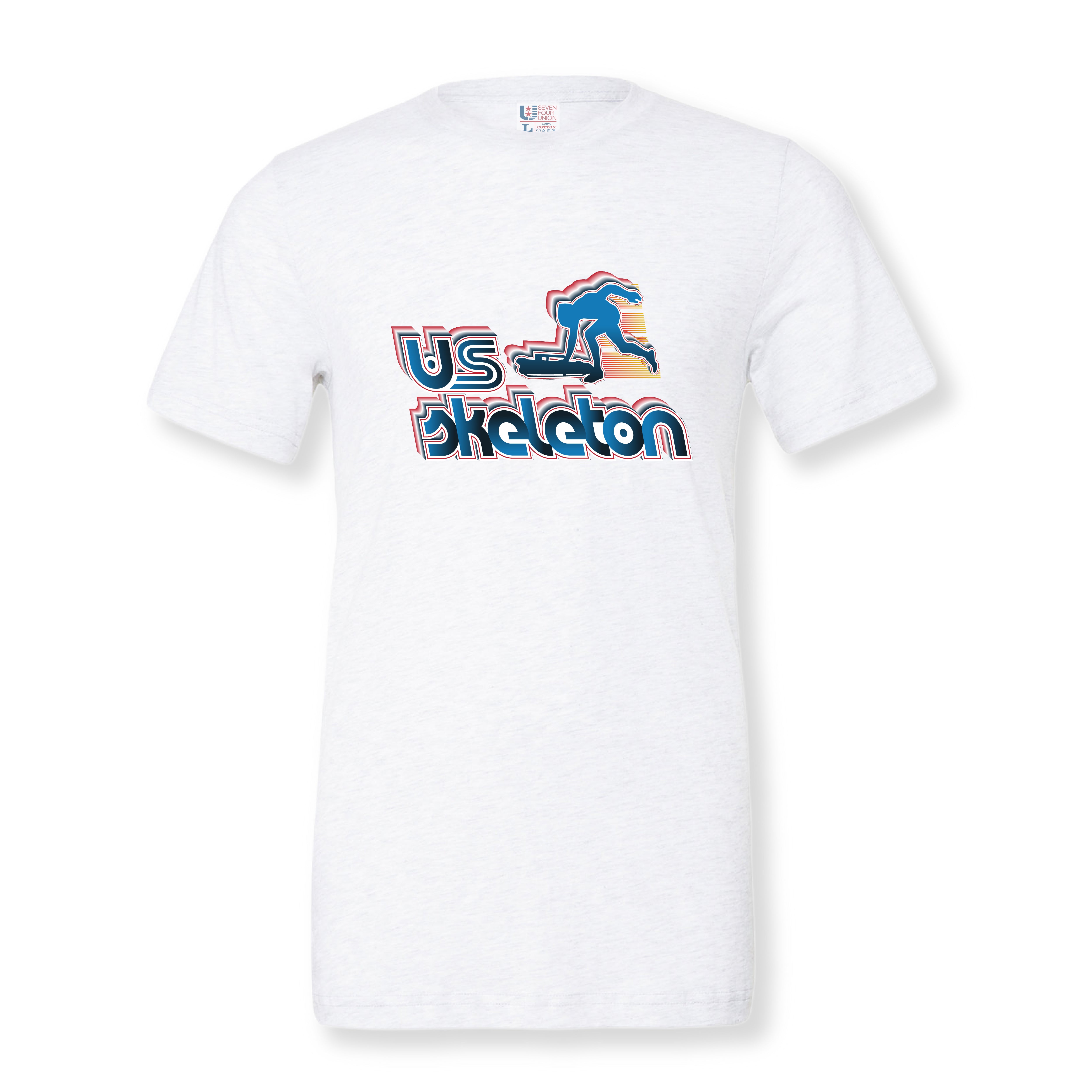 USA Skeleton Mod Font Action T-Shirt