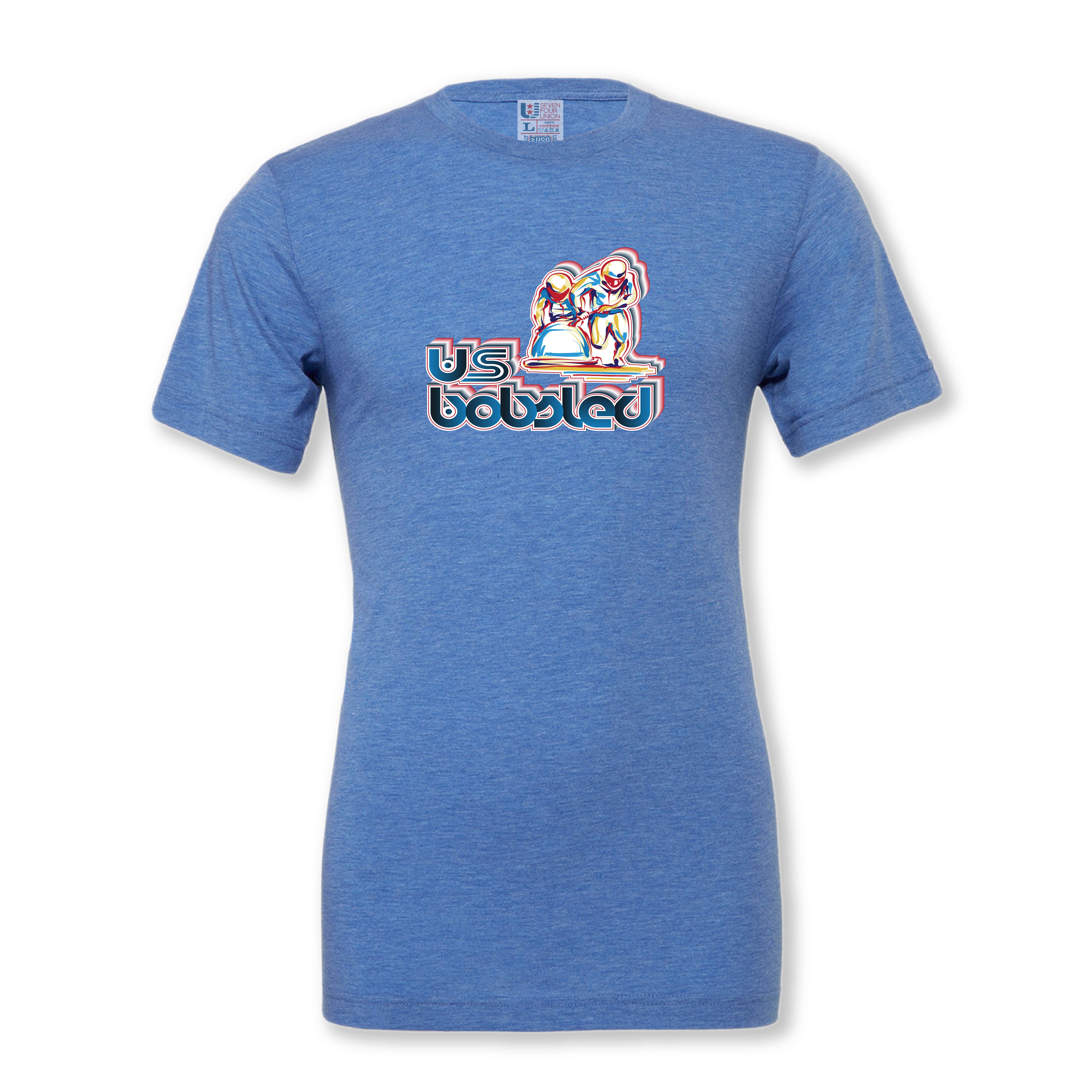 USA Bobsled 2 Man Vert T-Shirt