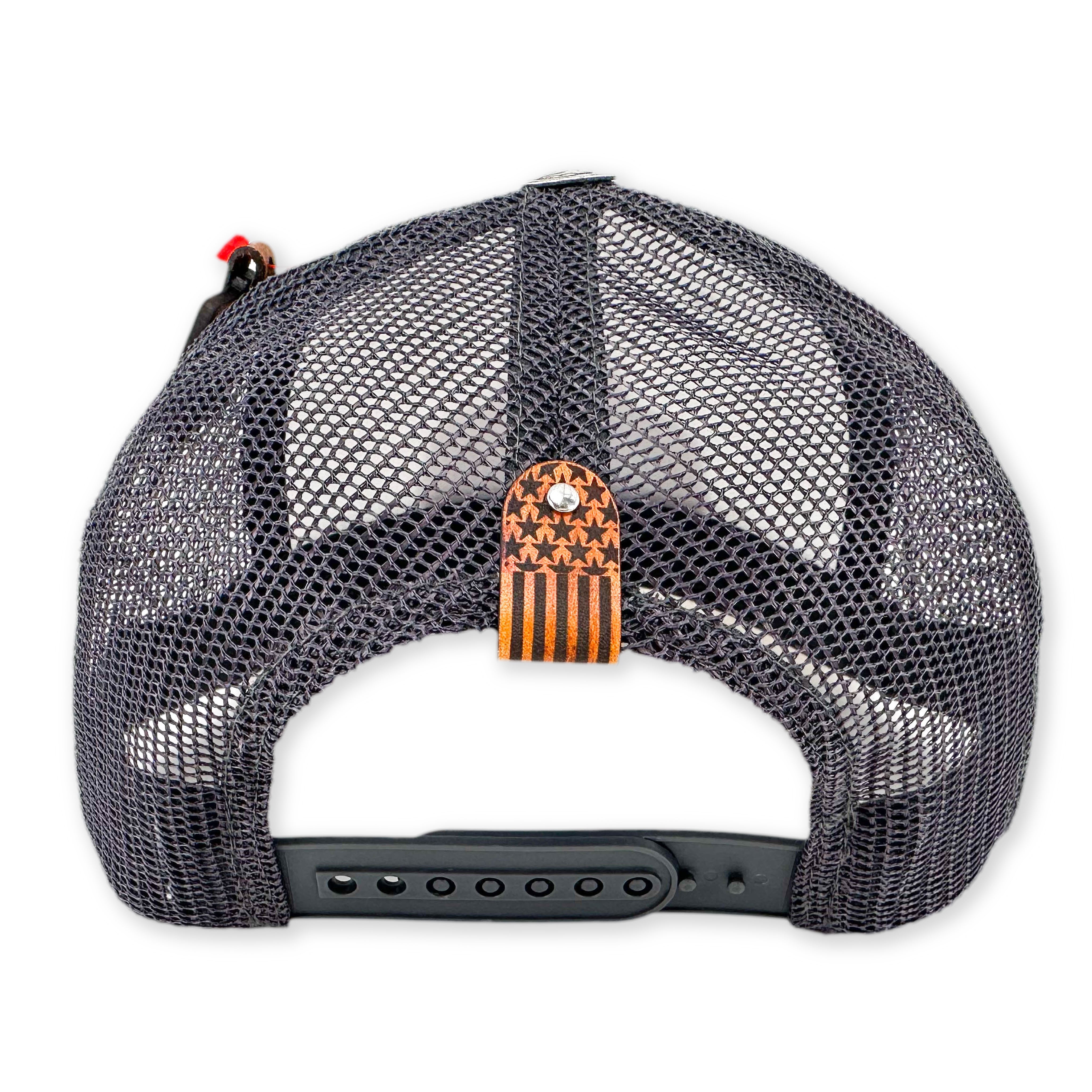 SEVEN FOUR UNION LEATHER PAINTED THUNDERBIRD - TRUCKER HAT