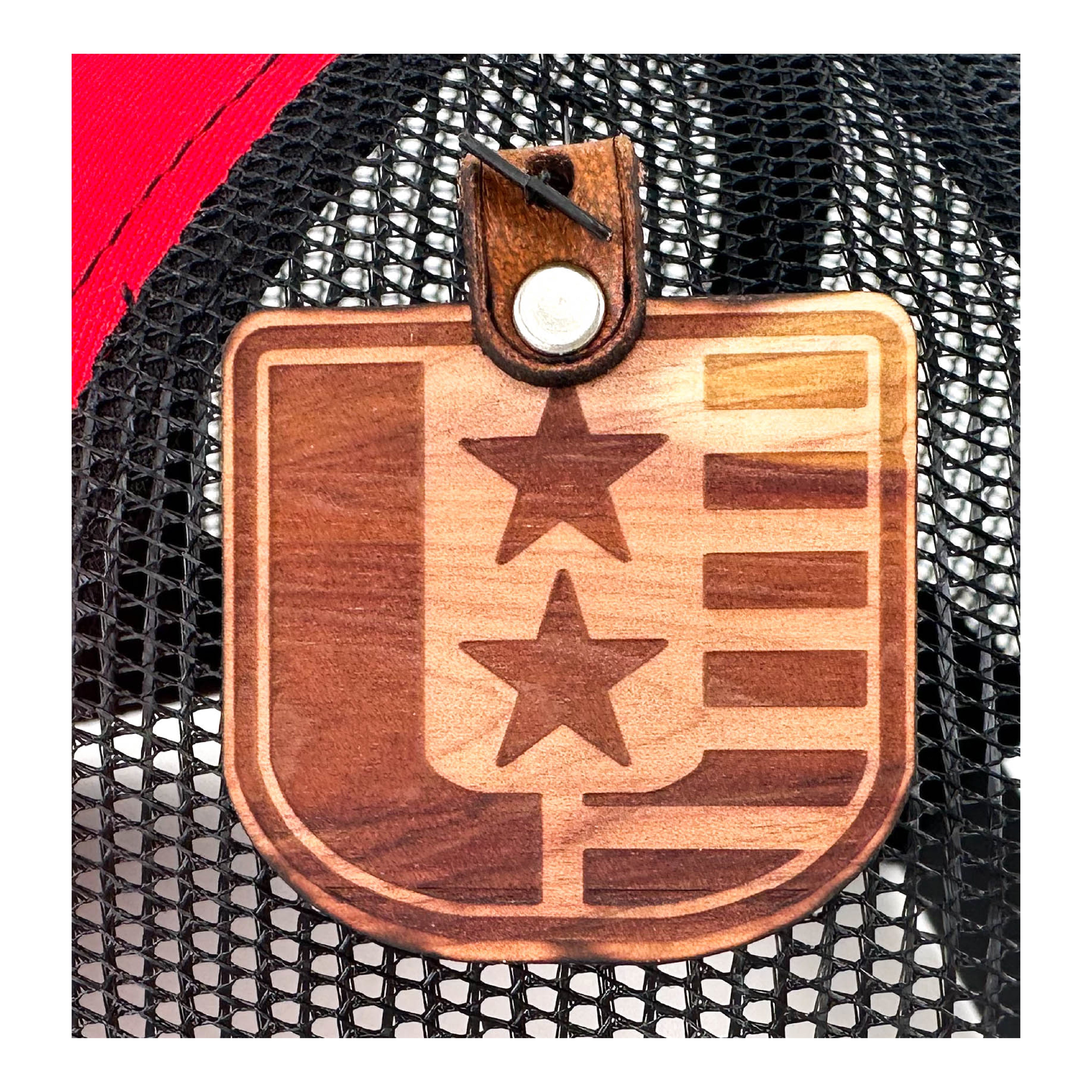 SEVEN FOUR UNION LEATHER SANTA FE LONGHORN - TRUCKER HAT