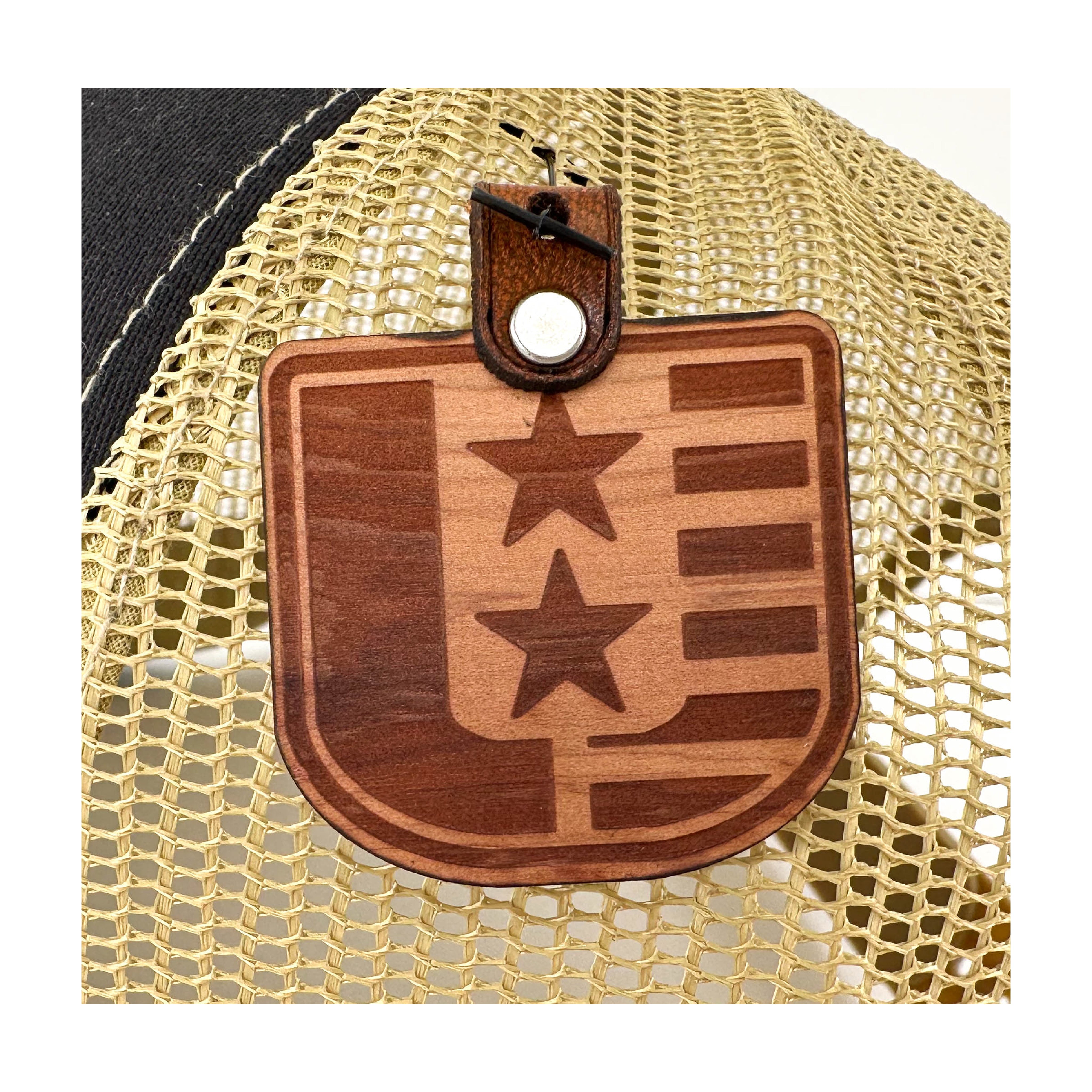 SEVEN FOUR UNION LEATHER DAKOTAH-VINTAGE SADDLE BROWN - TRUCKER HAT