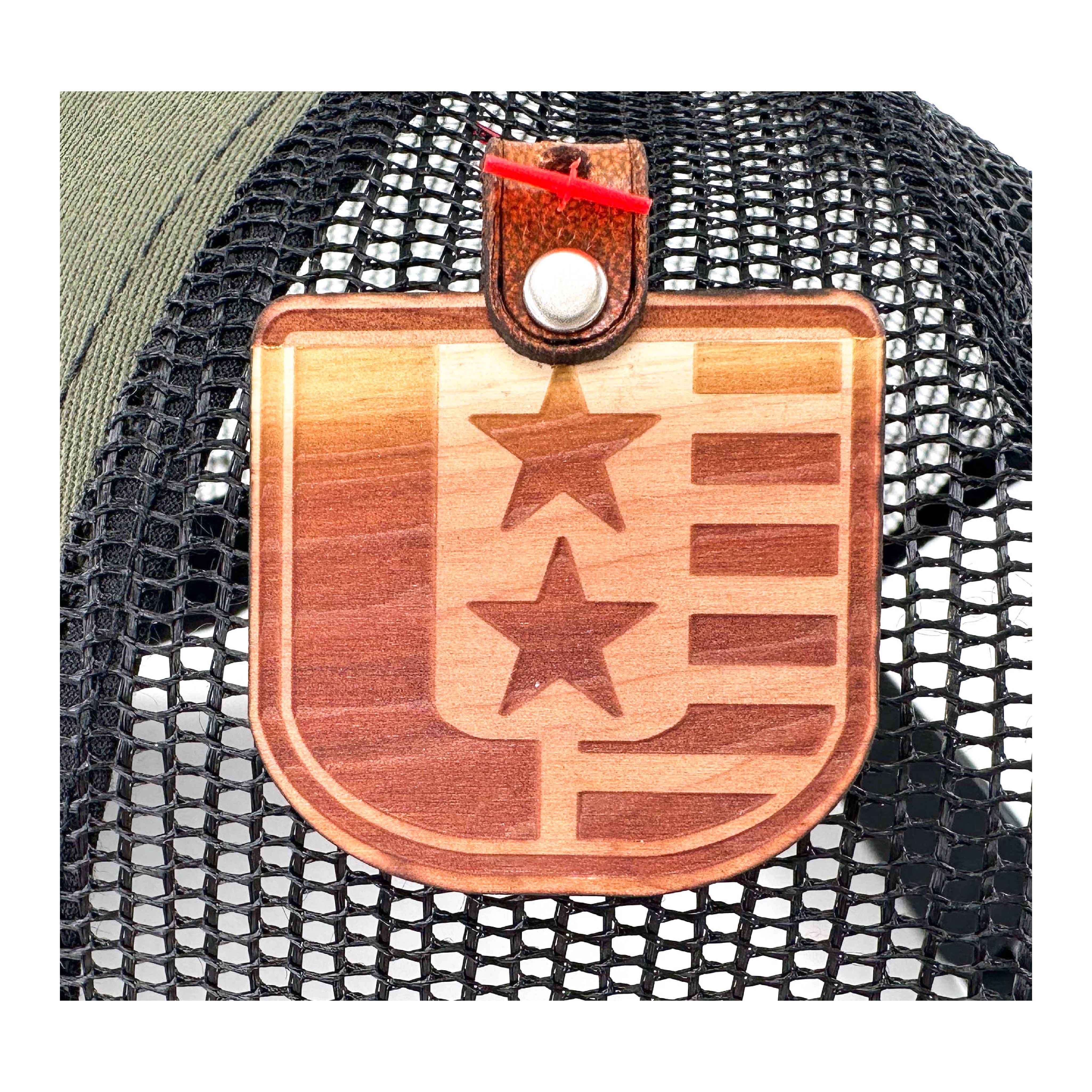 SEVEN FOUR UNION LEATHER BULL N BONES - TRUCKER HAT