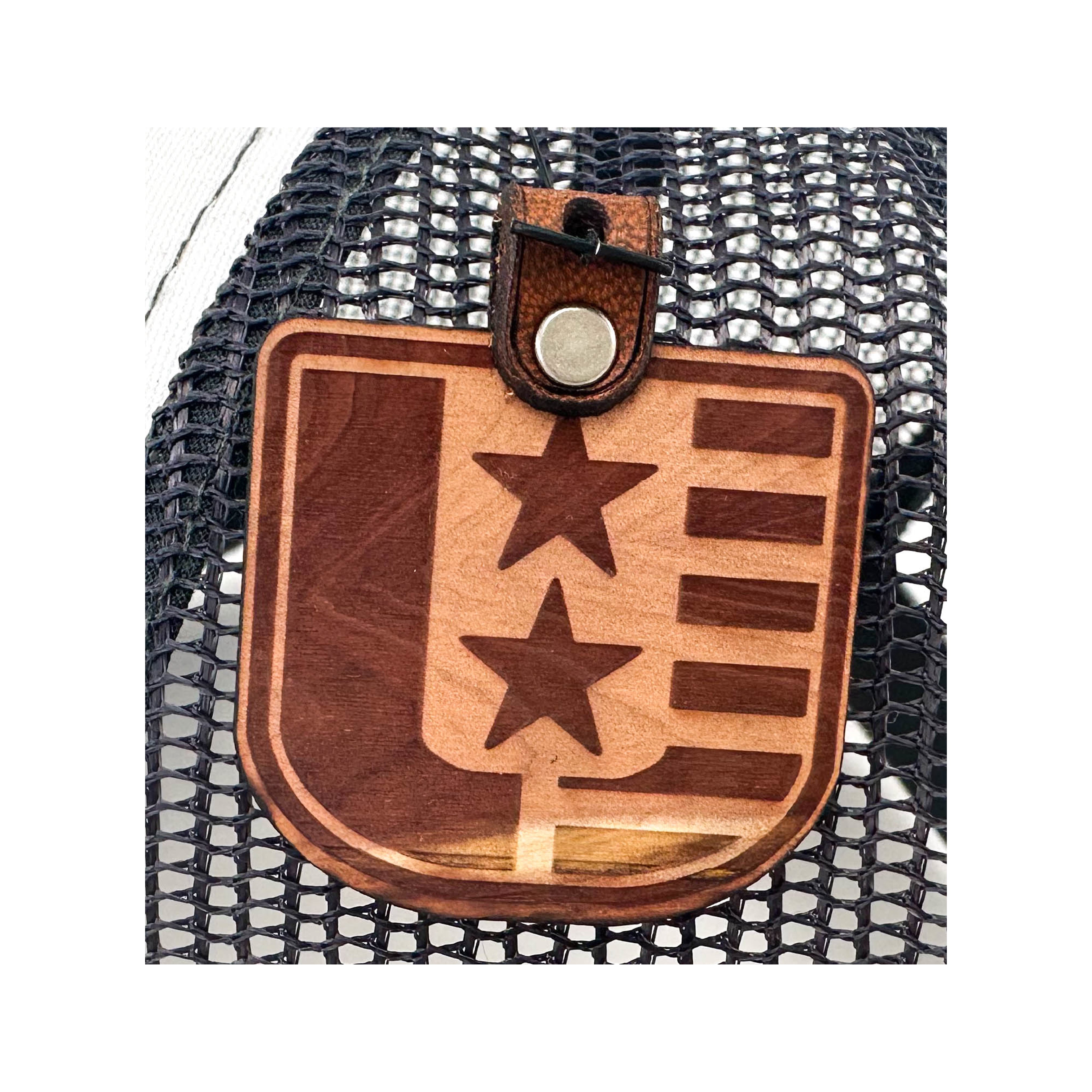 SEVEN FOUR UNION LEATHER BRITISH BULLDOG - TRUCKER HAT