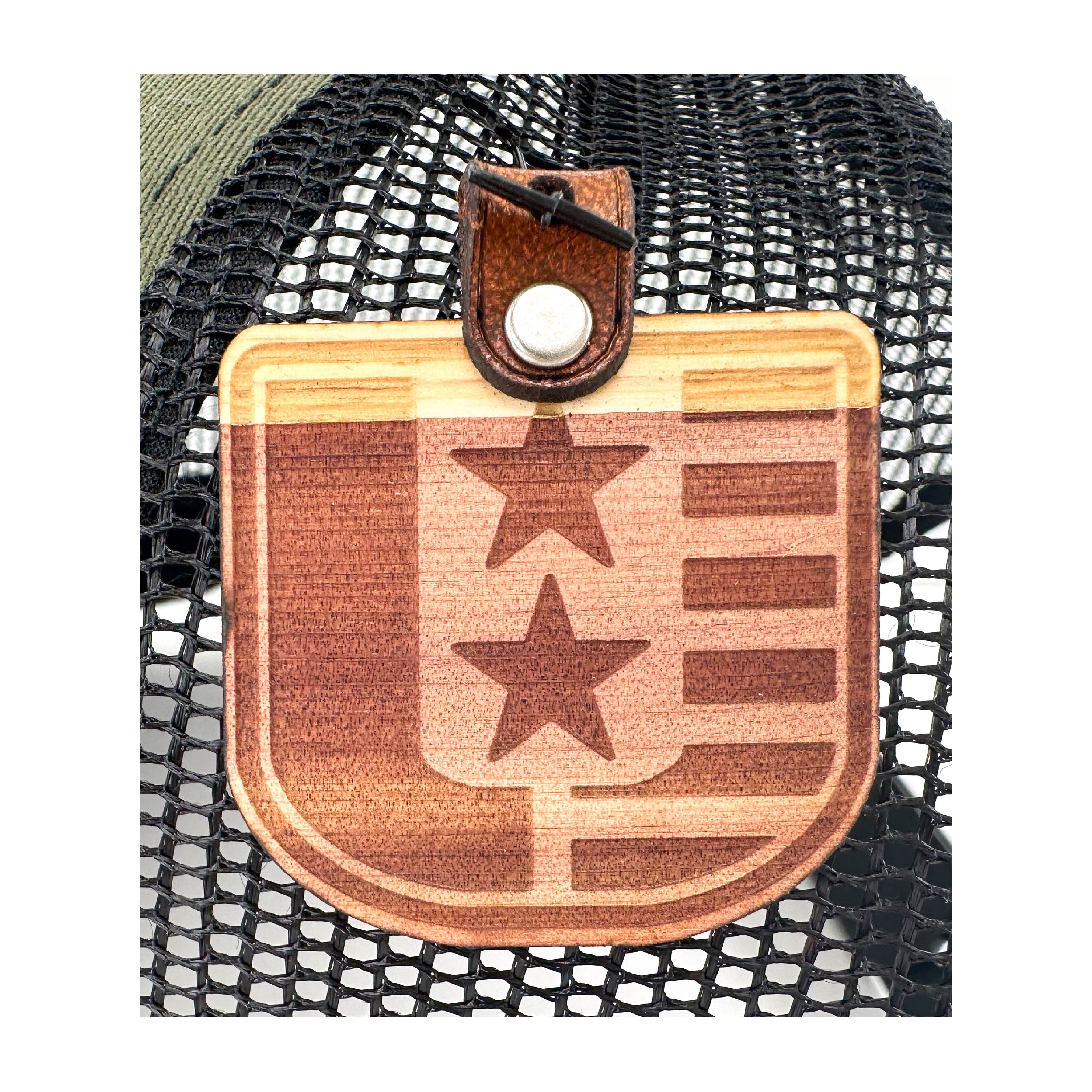 SEVEN FOUR UNION LEATHER WILD BISON - TRUCKER HAT