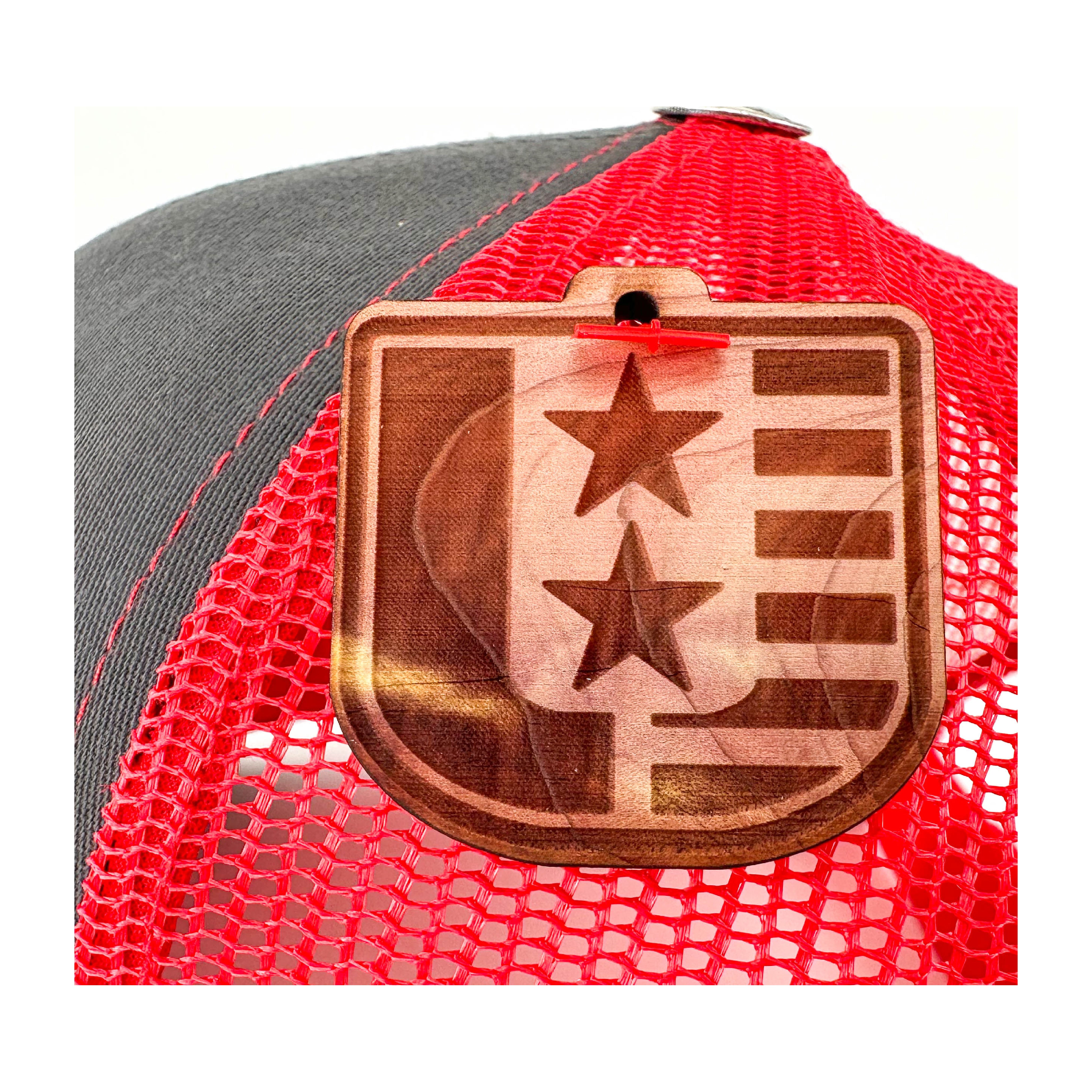 SEVEN FOUR UNION LEATHER SURF TRIP-TRUCKER HAT