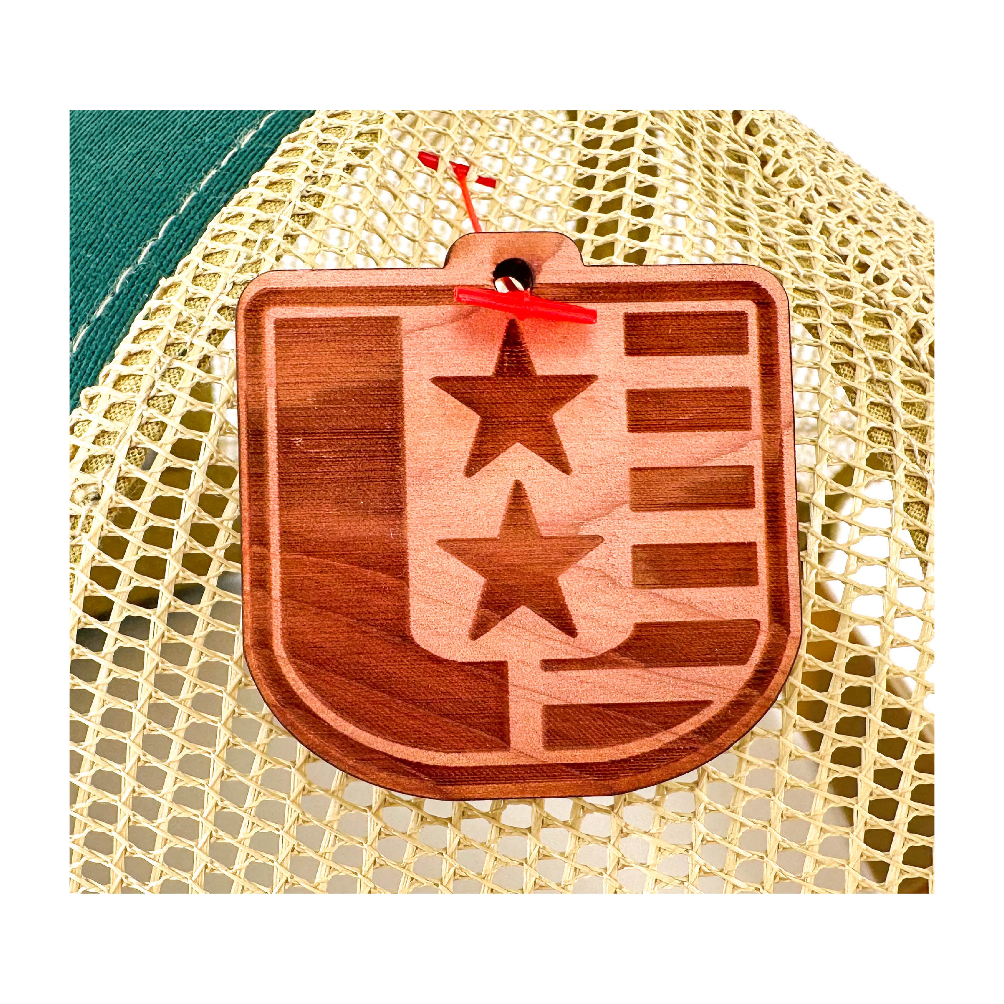 SEVEN FOUR UNION LEATHER LOVE BOMB SHIELD - TRUCKER HAT