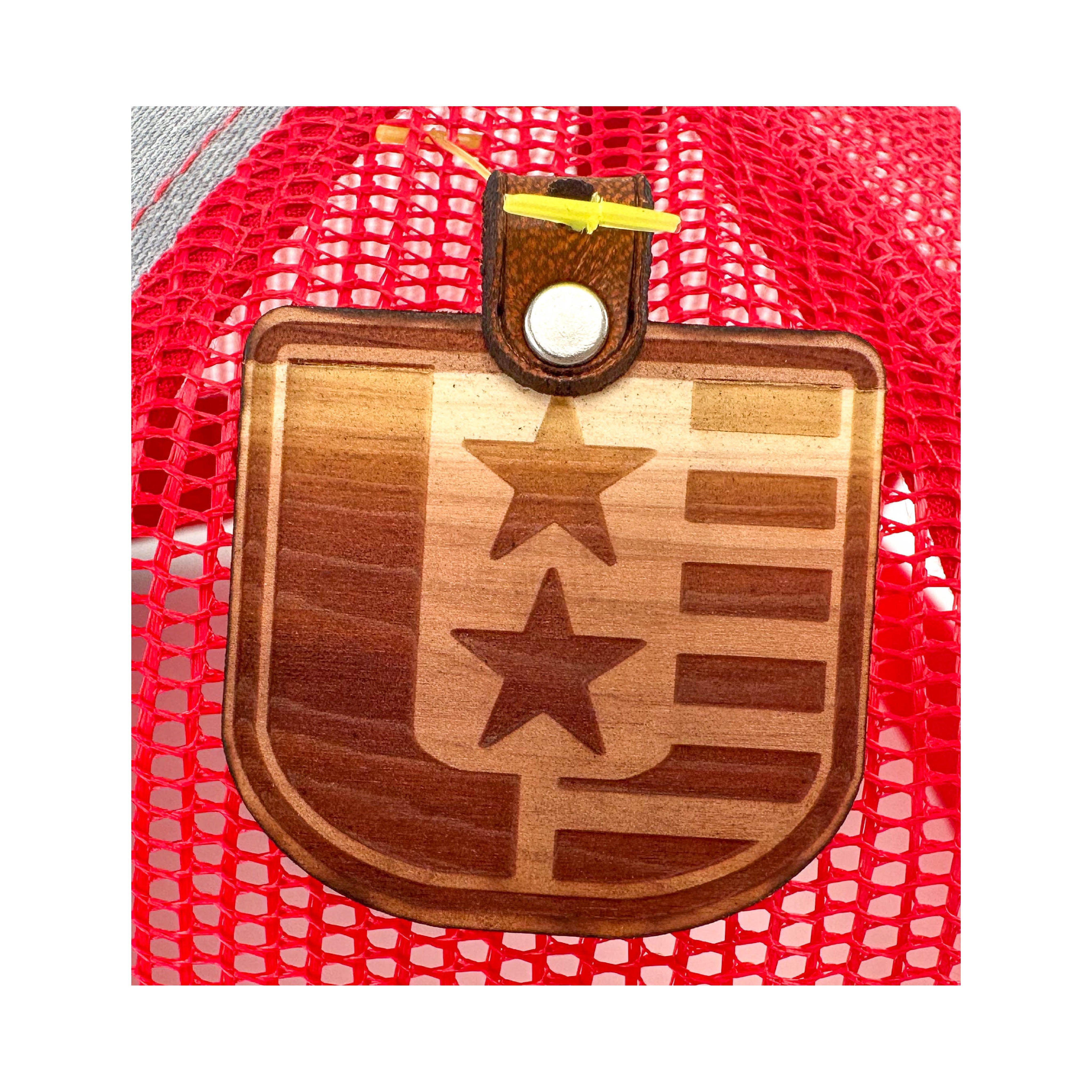 SEVEN FOUR UNION LEATHER CANADA SHIELD - TRUCKER HAT