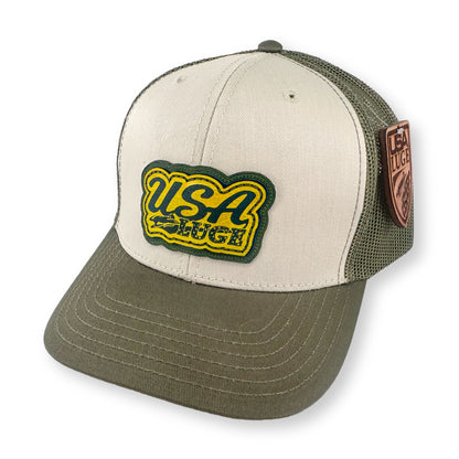 USA LUGE SCRIPT PATCH HAT