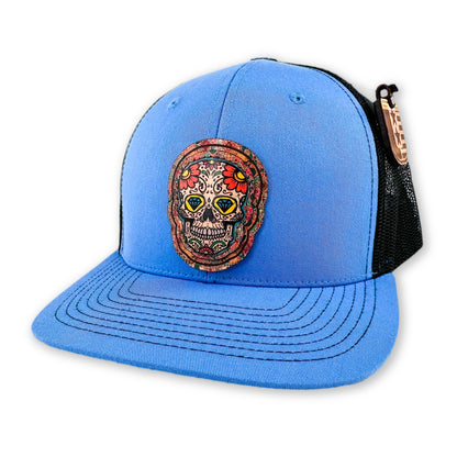 SEVEN FOUR UNION LEATHER DIA DE LOS MUERTOS - DIAMONDS - TRUCKER HAT