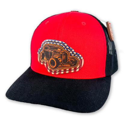 SEVEN FOUR UNION LEATHER RAT-ROD - TRUCKER HAT