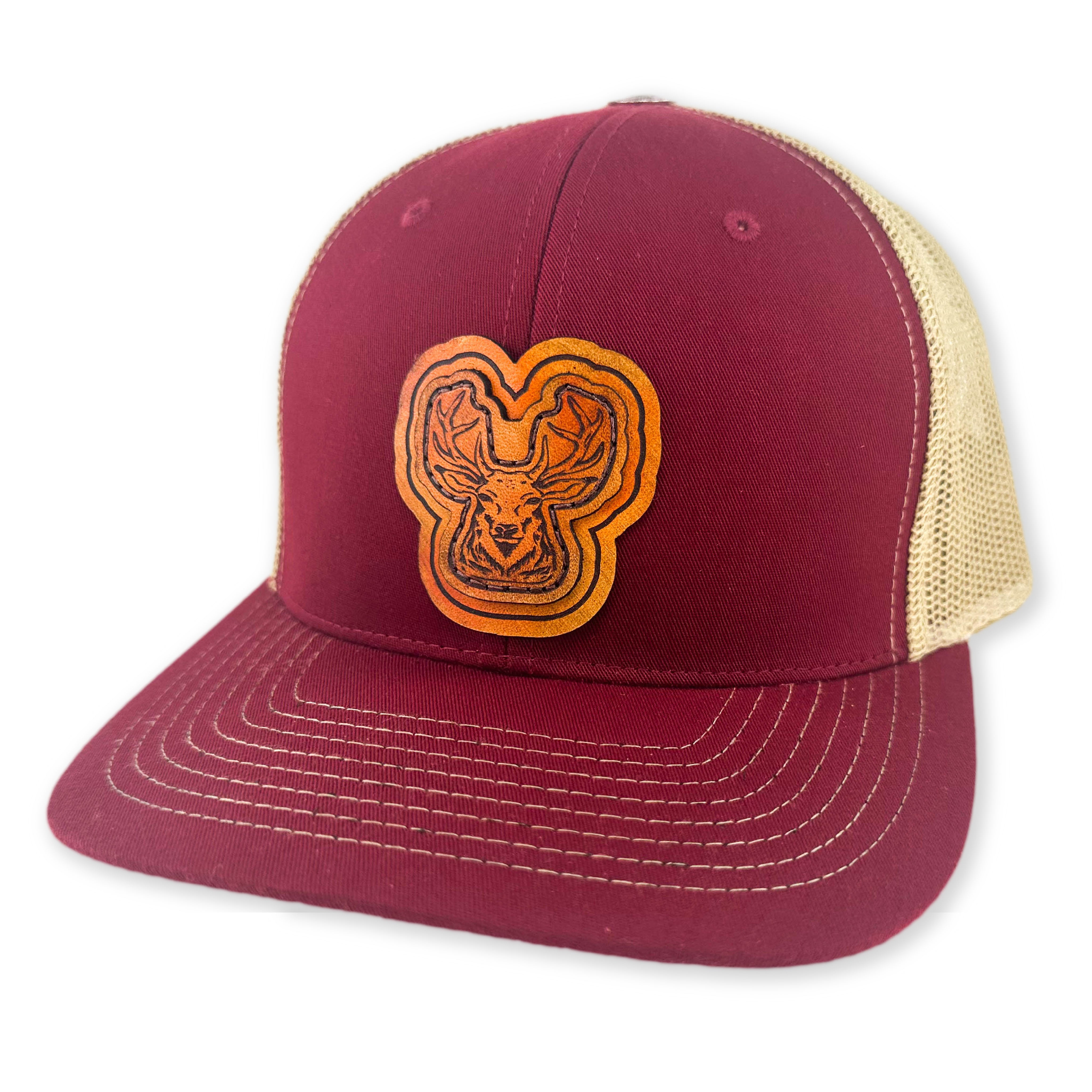 SEVEN FOUR UNION LEATHER UNION BUCK - TRUCKER HAT