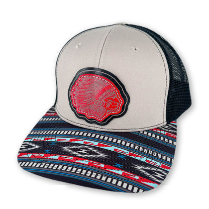 SEVEN FOUR UNION LEATHER DAKOTAH MULTI-COLOR-TRUCKER HAT