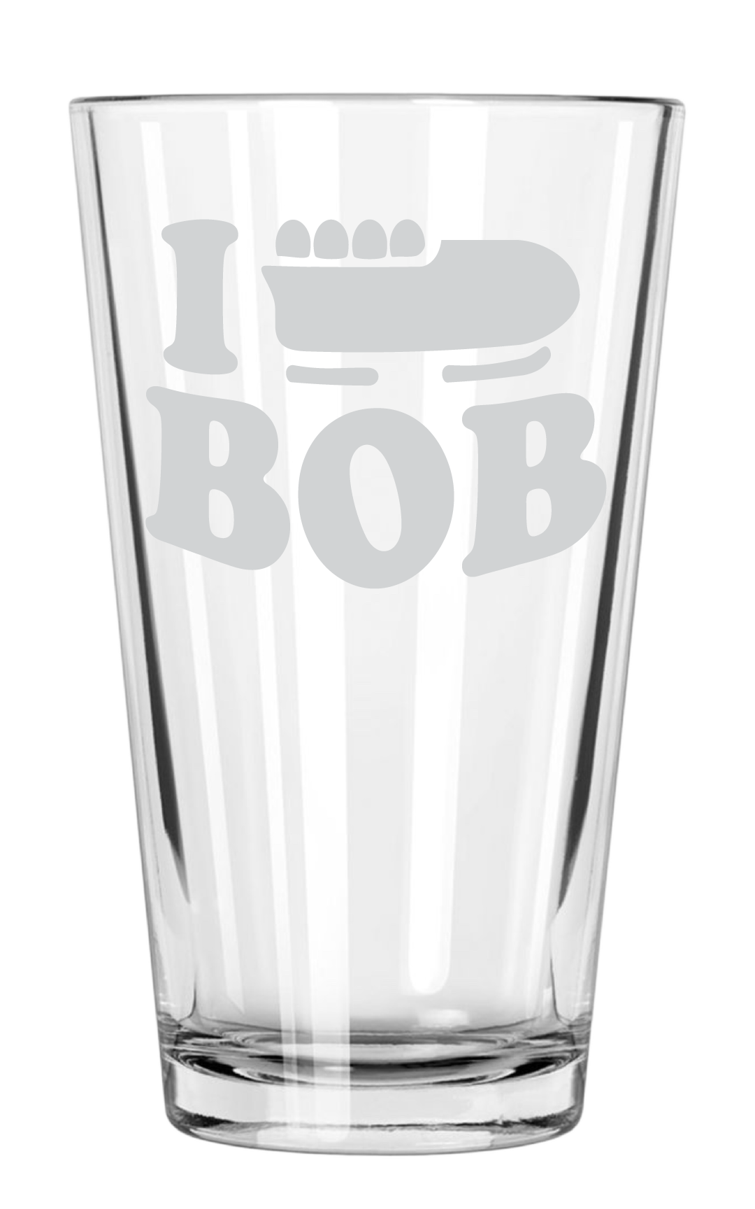 I Love Bob Pint Glass