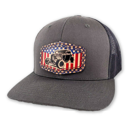 SEVEN FOUR UNION LEATHER AMERICAN RAT ROD - TRUCKER HAT