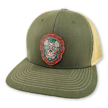 SEVEN FOUR UNION LEATHER DIA DE LOS MUERTOS-LUCKY - TRUCKER HAT