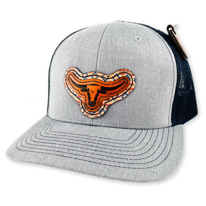 SEVEN FOUR UNION LEATHER UNION LONGHORN - TRUCKER HAT