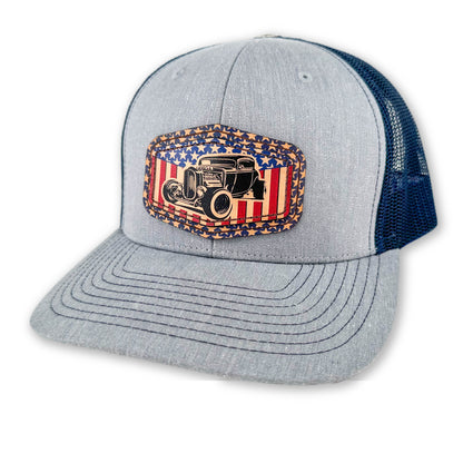 SEVEN FOUR UNION LEATHER AMERICAN RAT ROD - TRUCKER HAT