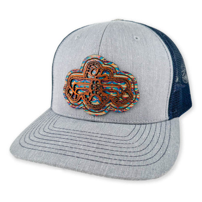 SEVEN FOUR UNION LEATHER PAINTED THUNDERBIRD - TRUCKER HAT