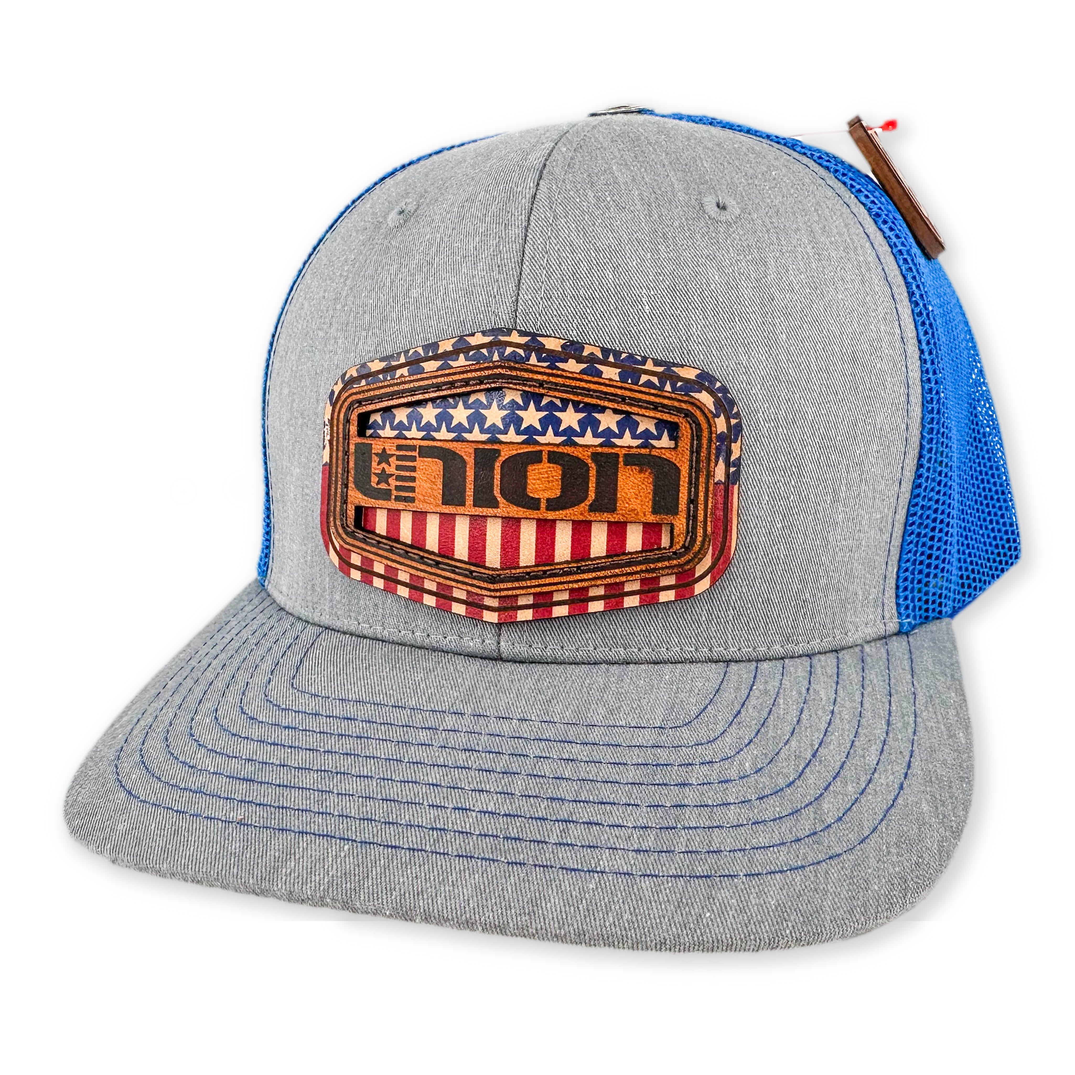 SEVEN FOUR UNION LEATHER-ICON SHIELD PRINTED - TRUCKER HAT