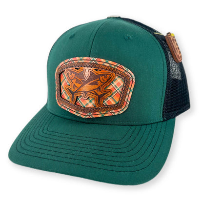 SEVEN FOUR UNION LEATHER SALT WATER TUNA'S-TRUCKER HAT