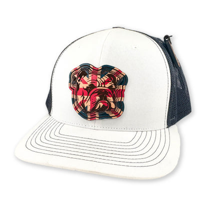 SEVEN FOUR UNION LEATHER BRITISH BULLDOG - TRUCKER HAT