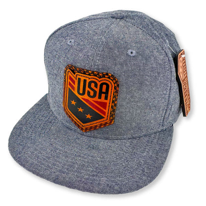 USA TEAM LOGO SHIELD WITH UNDER BILL PRINT