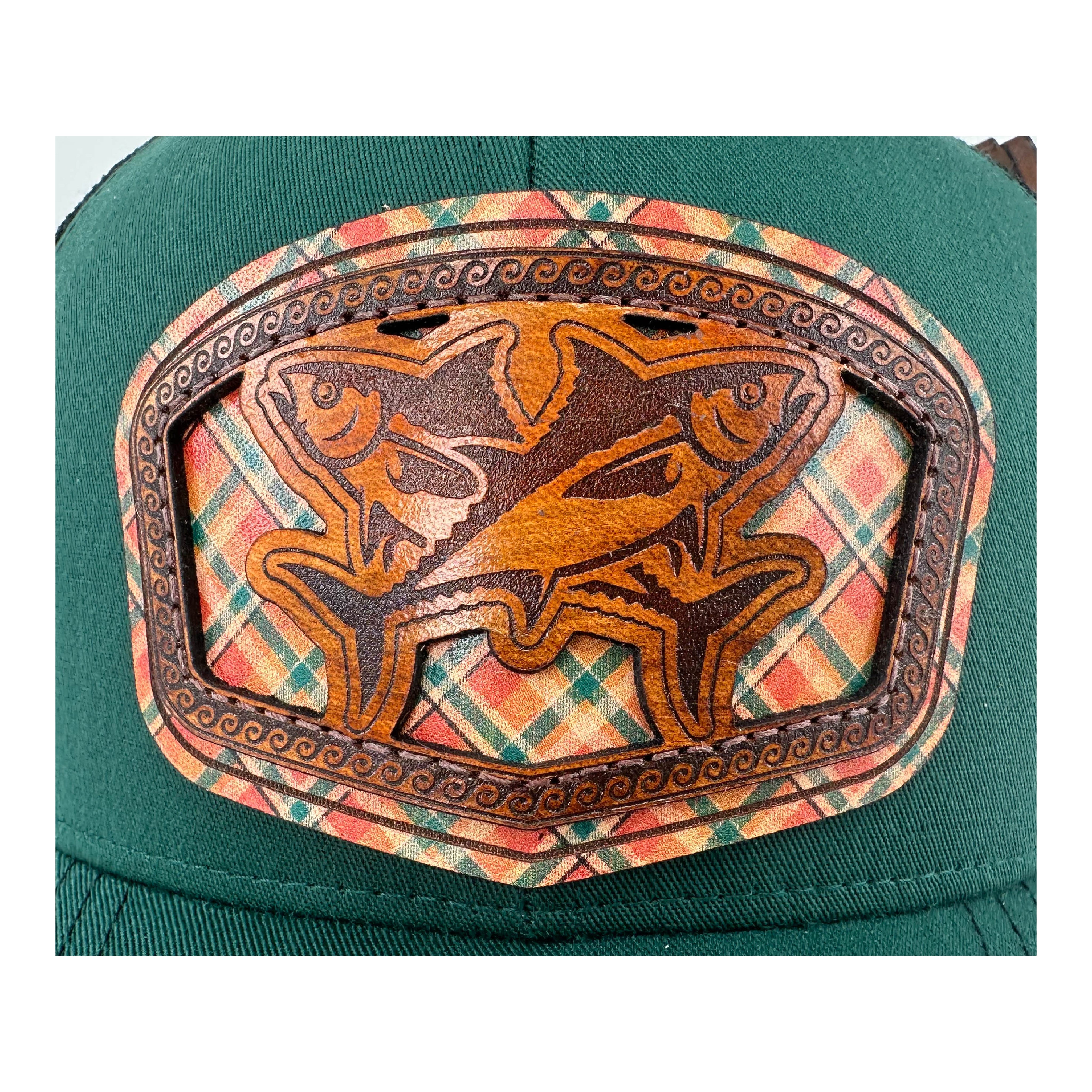 SEVEN FOUR UNION LEATHER SALT WATER TUNA'S-TRUCKER HAT