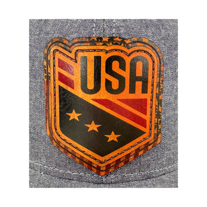 USA TEAM LOGO SHIELD WITH UNDER BILL PRINT