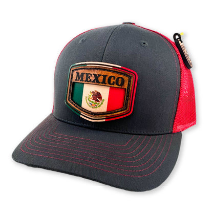 SEVEN FOUR UNION LEATHER MEXICO SHIELD - TRUCKER HAT