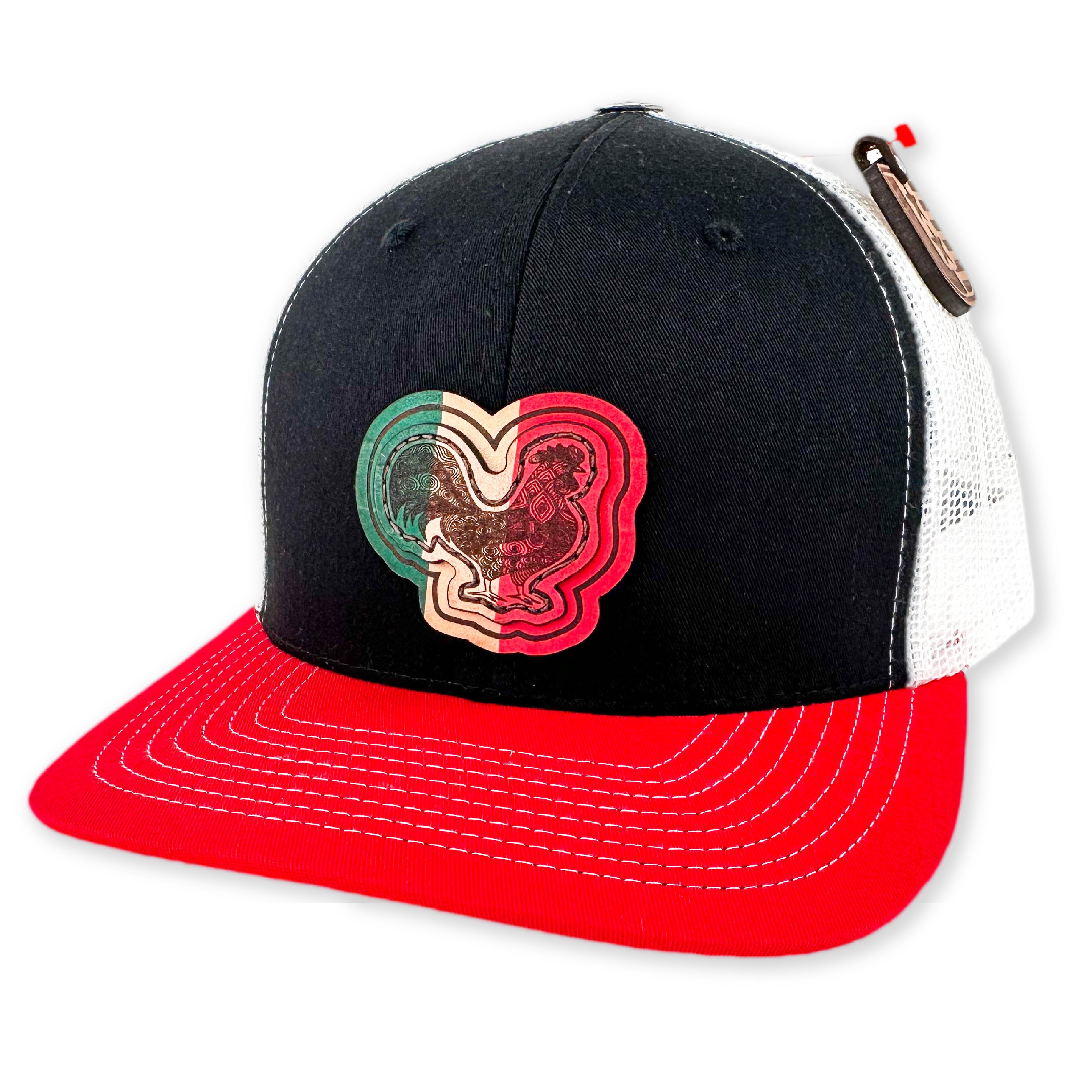 SEVEN FOUR UNION LEATHER MACHO ROOSTER - TRUCKER HAT