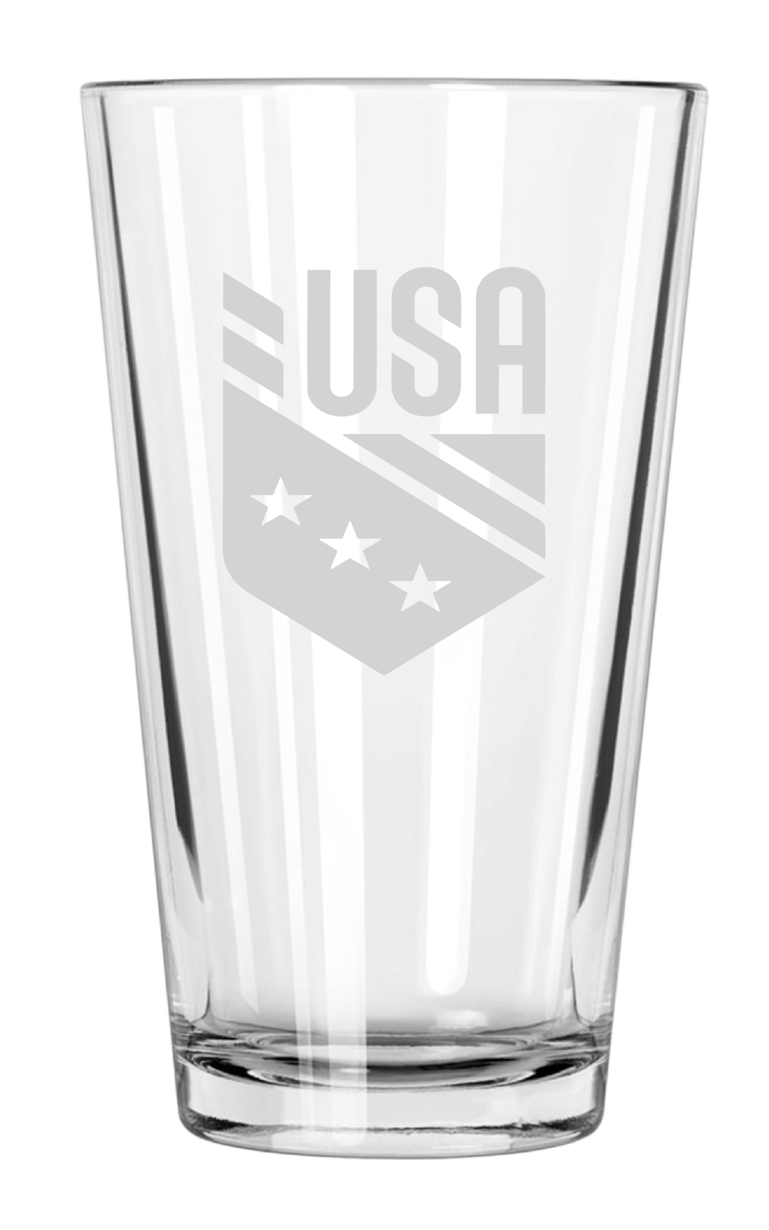 USA Shield Logo Pint Glass