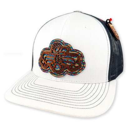 SEVEN FOUR UNION LEATHER PAINTED THUNDERBIRD - TRUCKER HAT