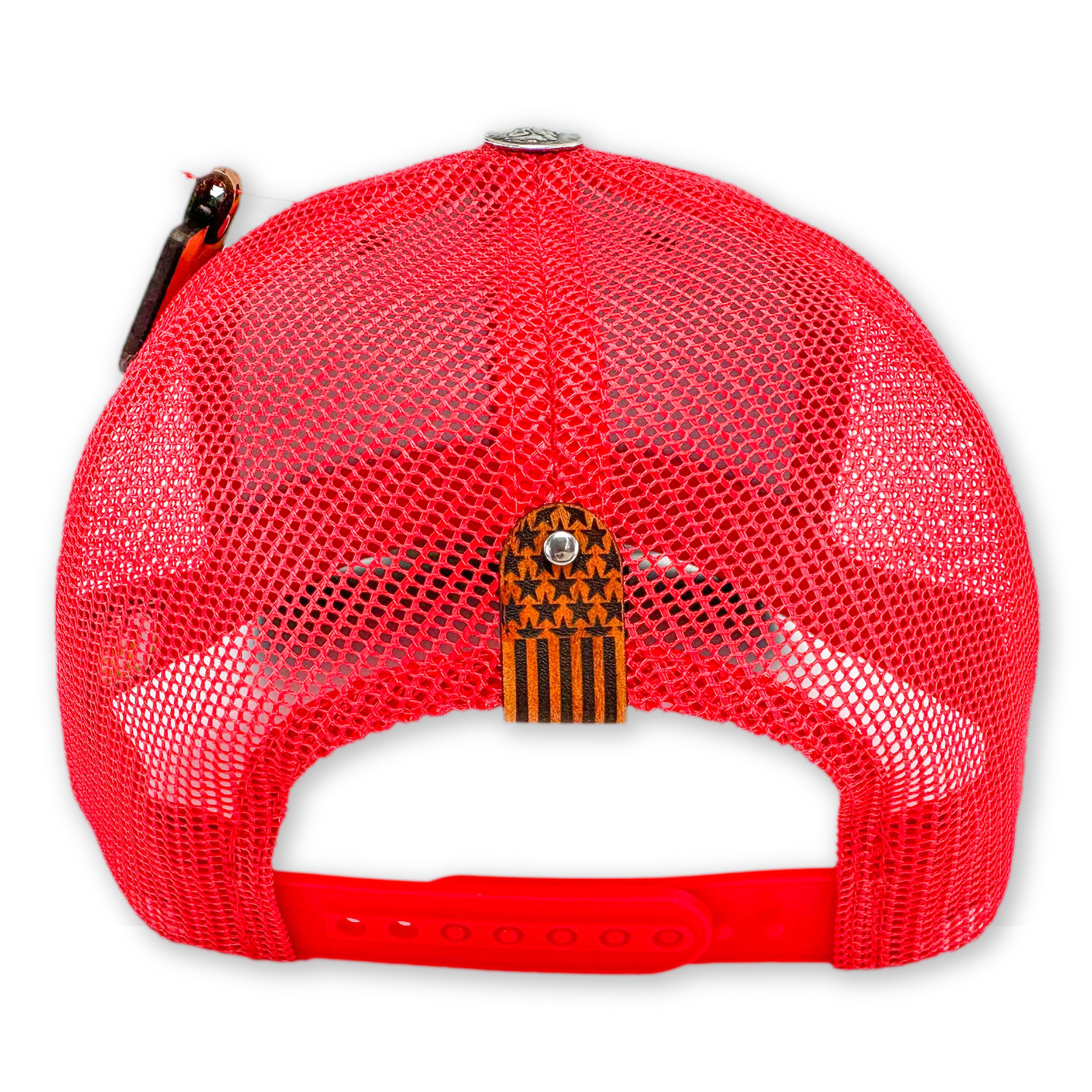 SEVEN FOUR UNION LEATHER CANADIAN MAPLE LEAF - TRUCKER HAT