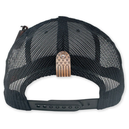 SEVEN FOUR UNION LEATHER UNION BUCK - TRUCKER HAT